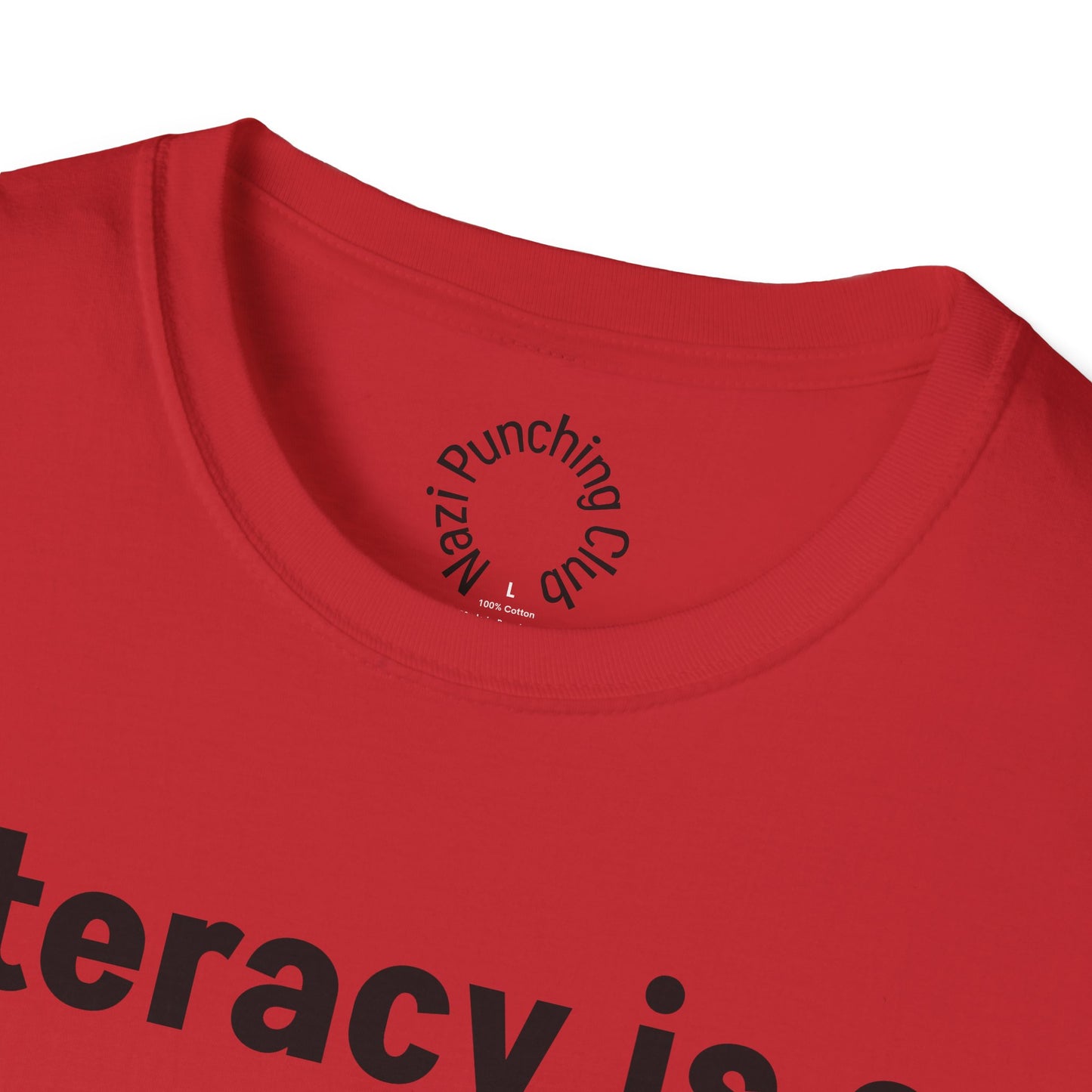 Literacy is a Human Right Softstyle T-shirt