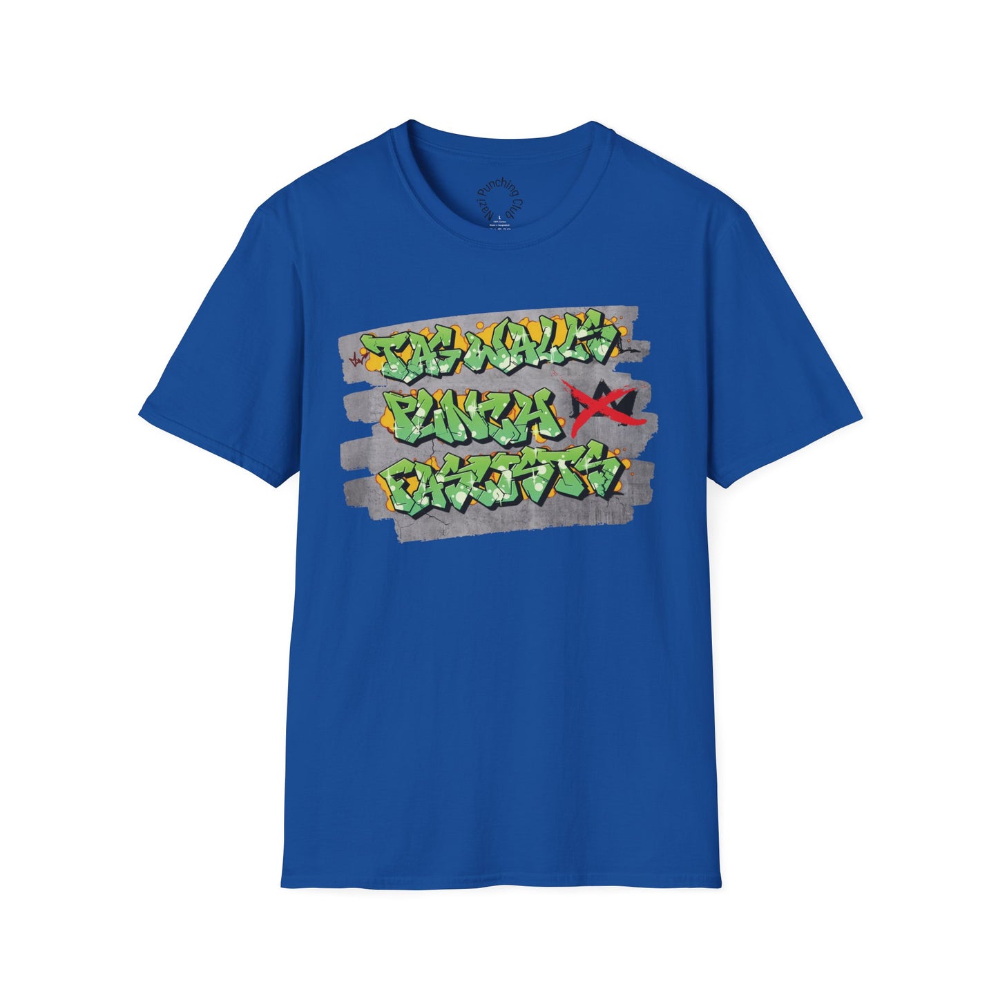 Tag Walls, Punch Fascists Softstyle T-shirt