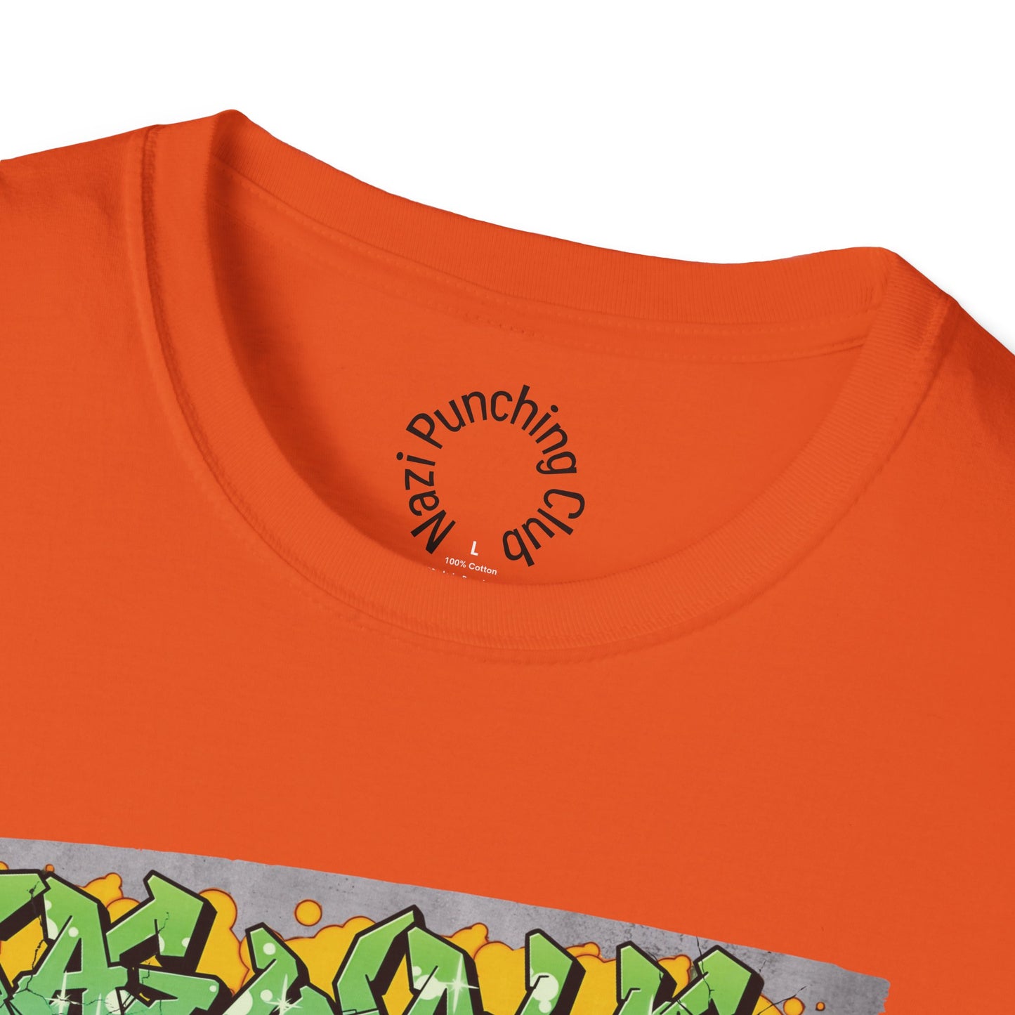 Tag Walls, Punch Fascists Softstyle T-shirt