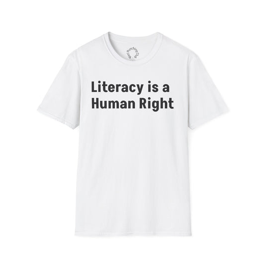 Literacy is a Human Right Softstyle T-shirt