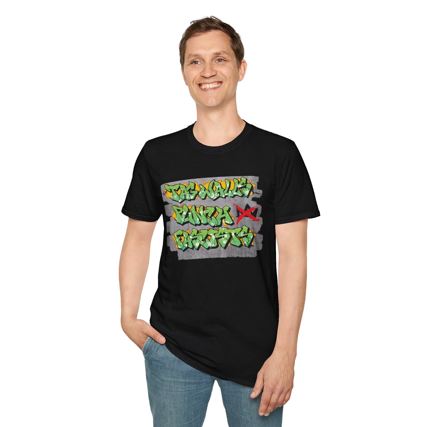 Tag Walls, Punch Fascists Softstyle T-shirt