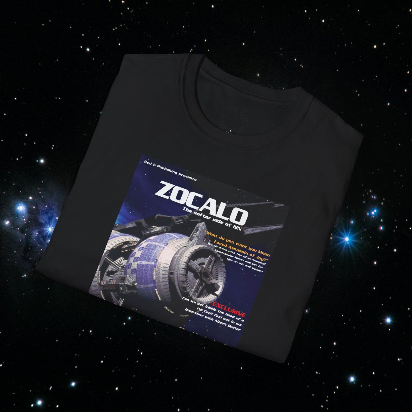 Zocalo (Babylon 5 Magazine Cover) Softstyle T-shirt