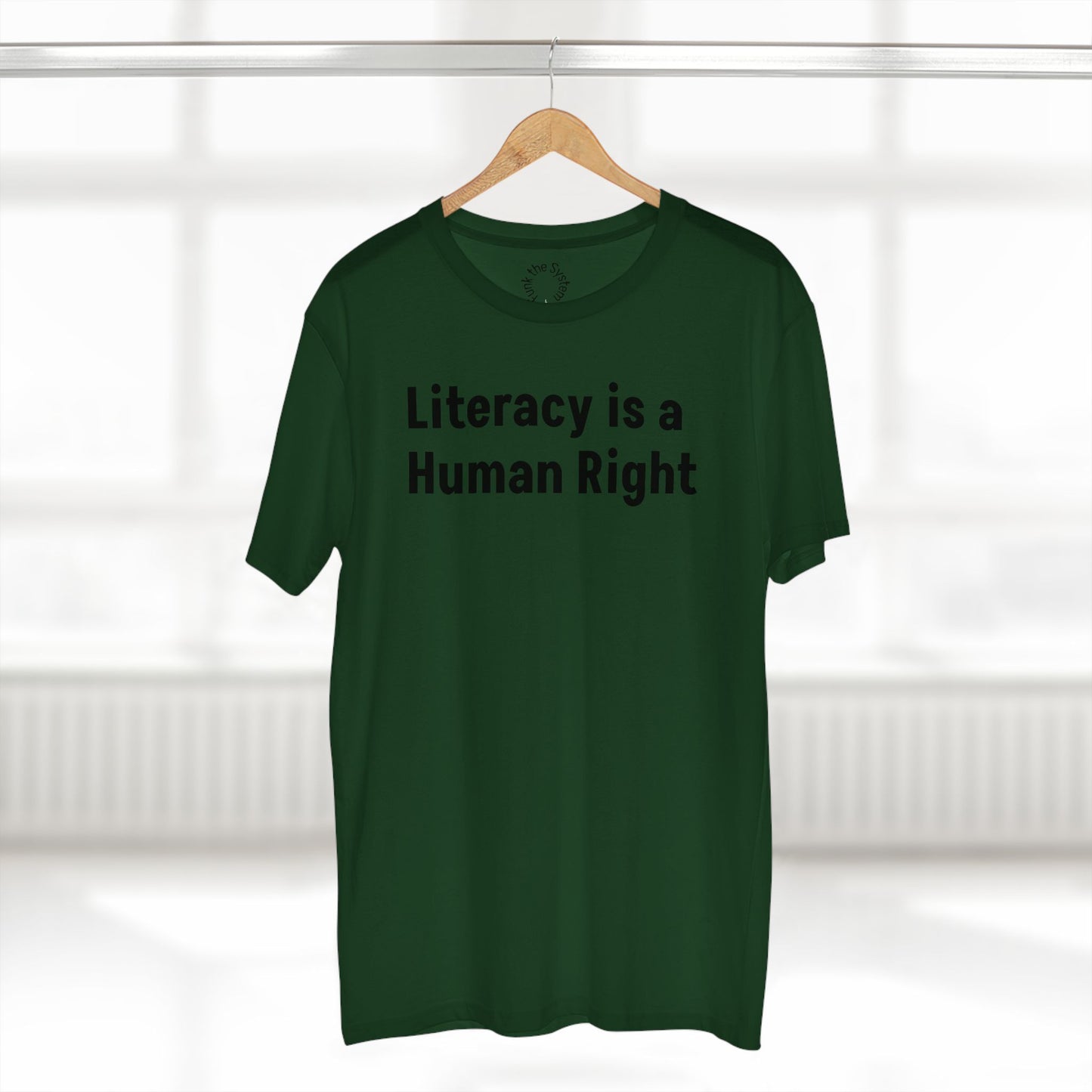 Literacy is a Human Right Staple Tshirt