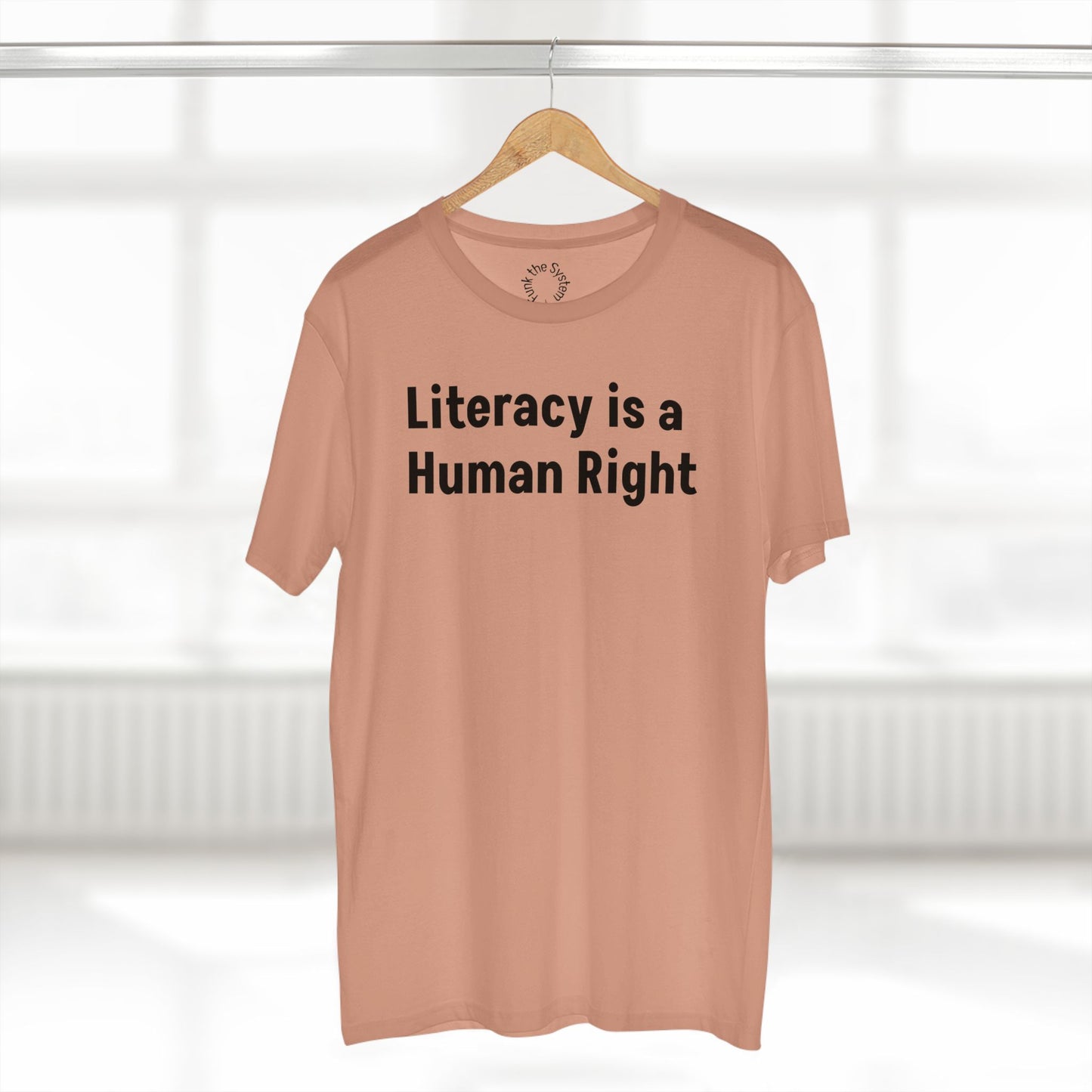 Literacy is a Human Right Staple Tshirt