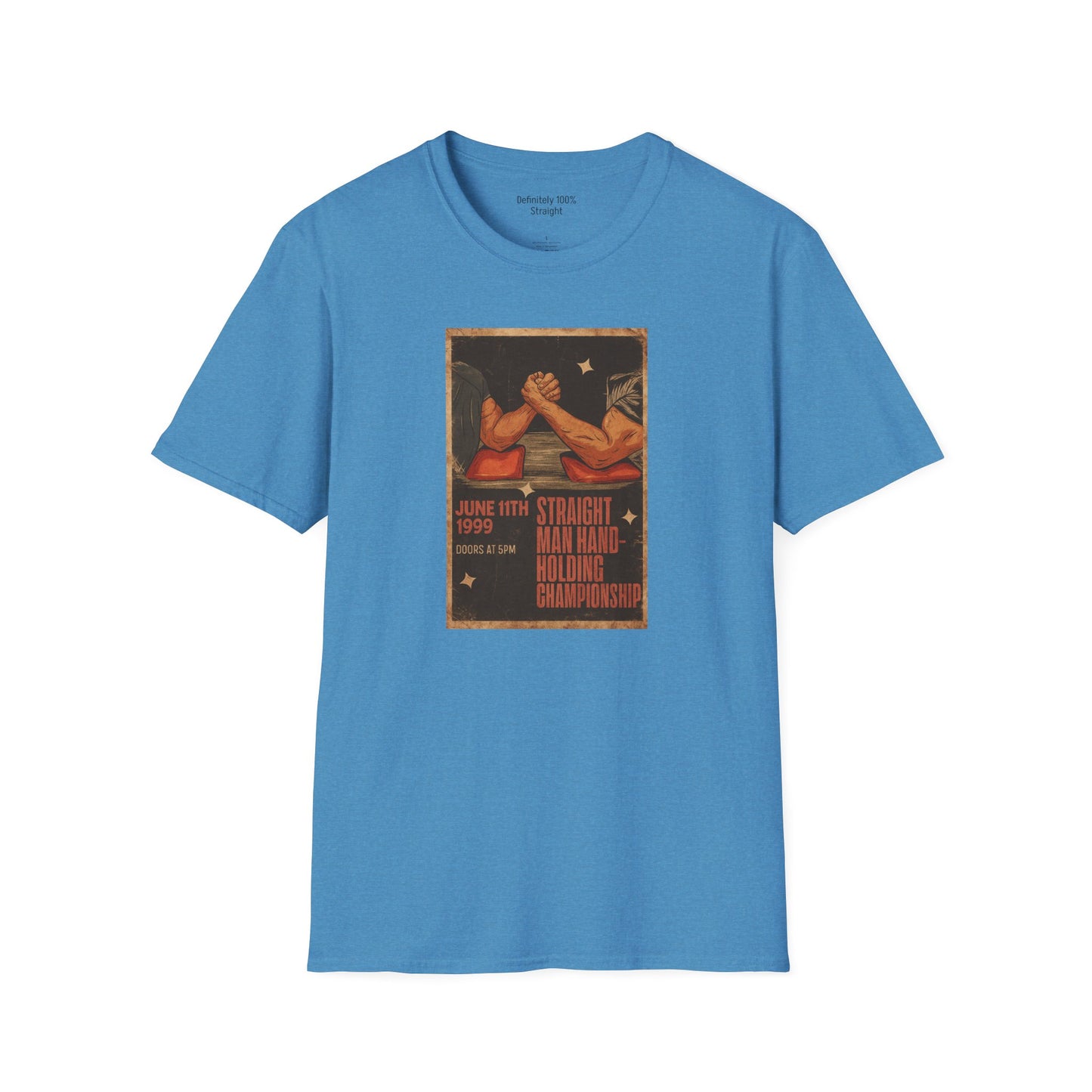 Straight Man Hand-Holding Championship Unisex T-Shirt