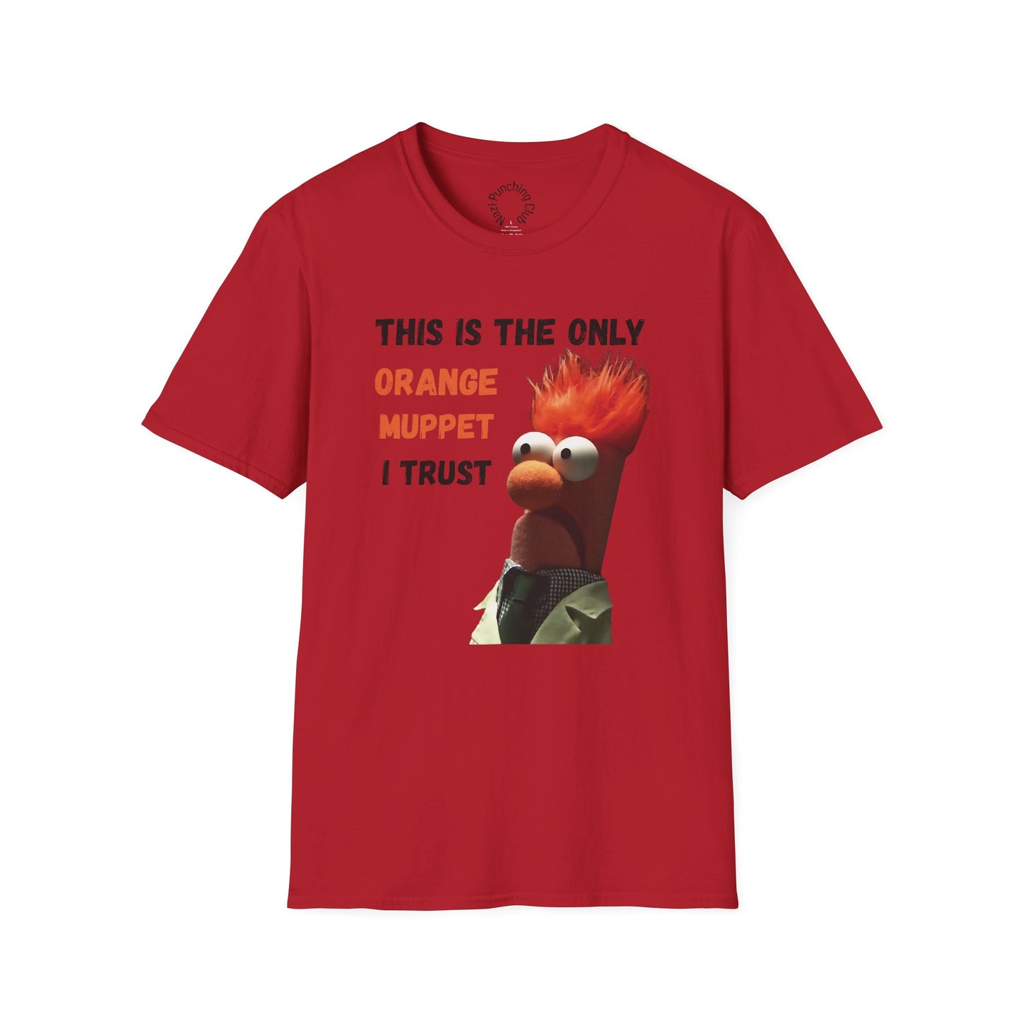 Orange Muppet SoftStyle T-Shirt