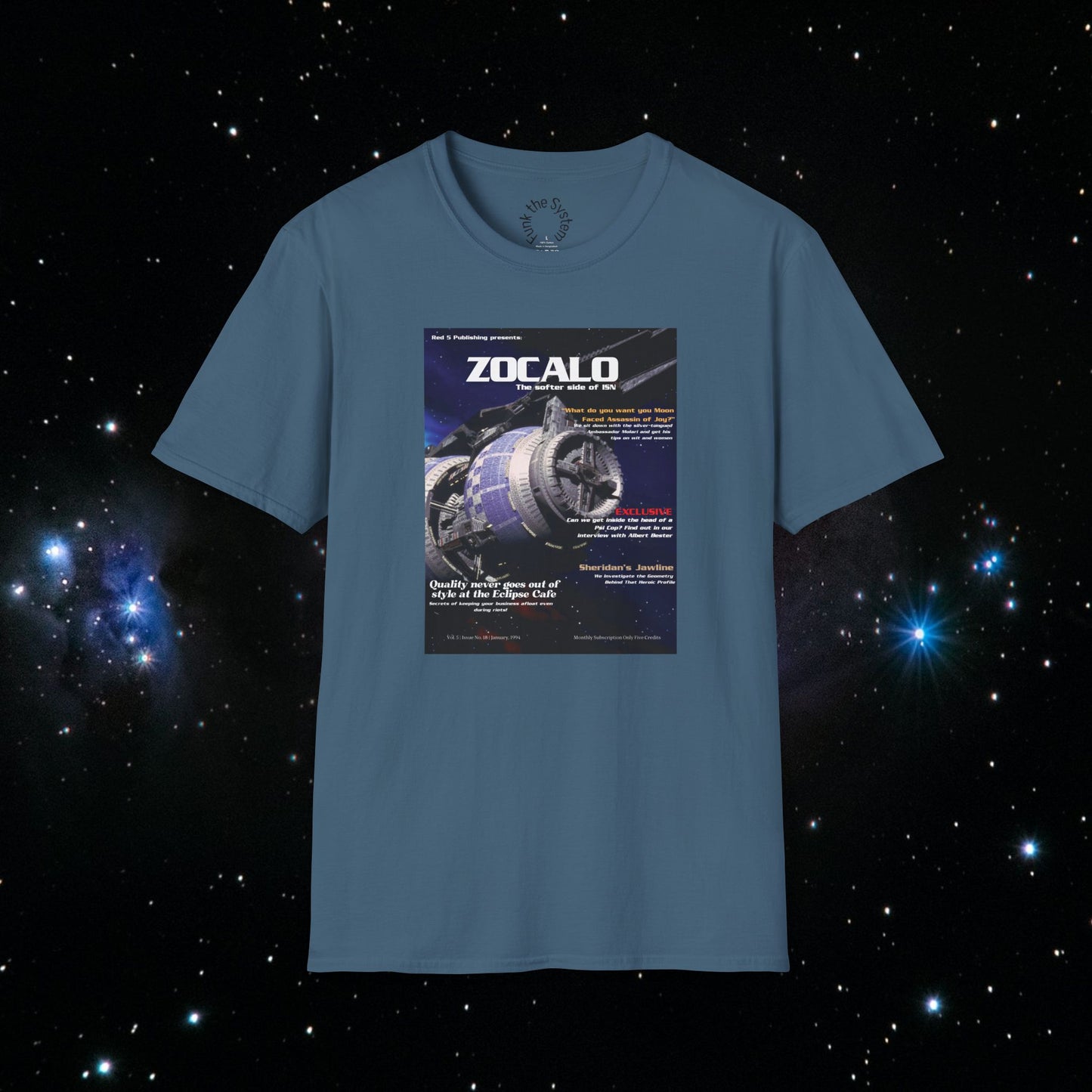 Zocalo (Babylon 5 Magazine Cover) Softstyle T-shirt
