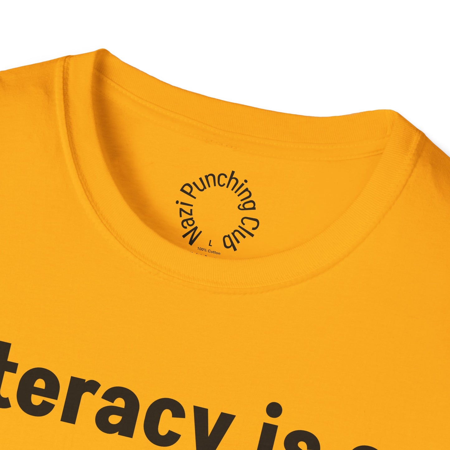 Literacy is a Human Right Softstyle T-shirt