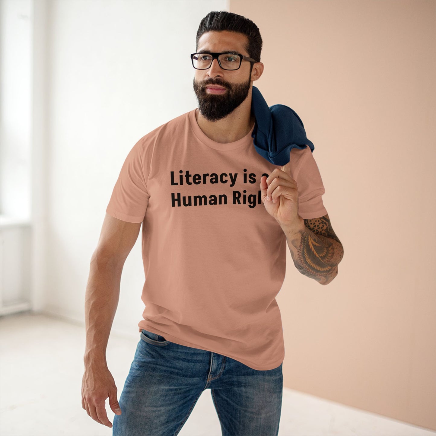 Literacy is a Human Right Staple Tshirt
