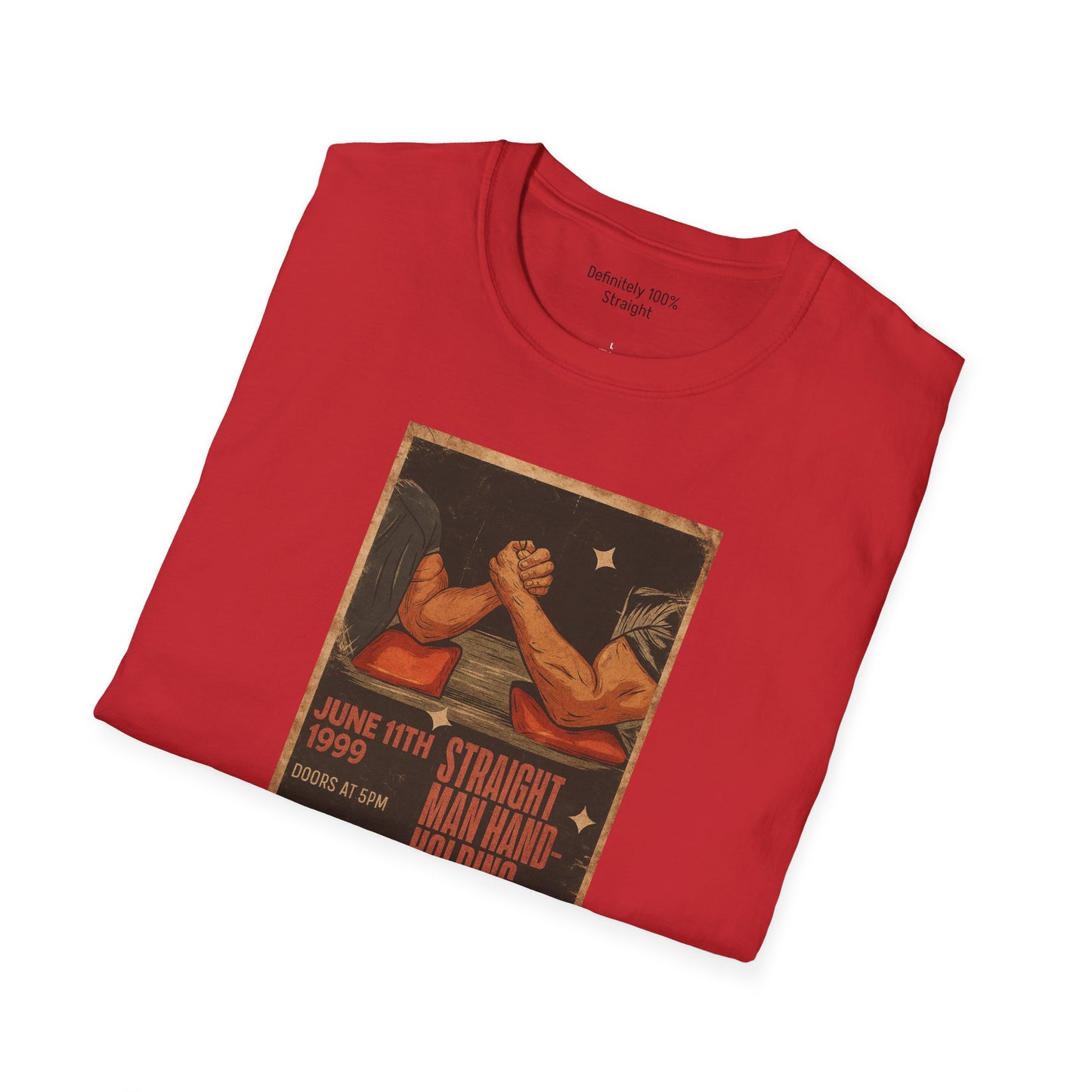 Straight Man Hand-Holding Championship Unisex T-Shirt