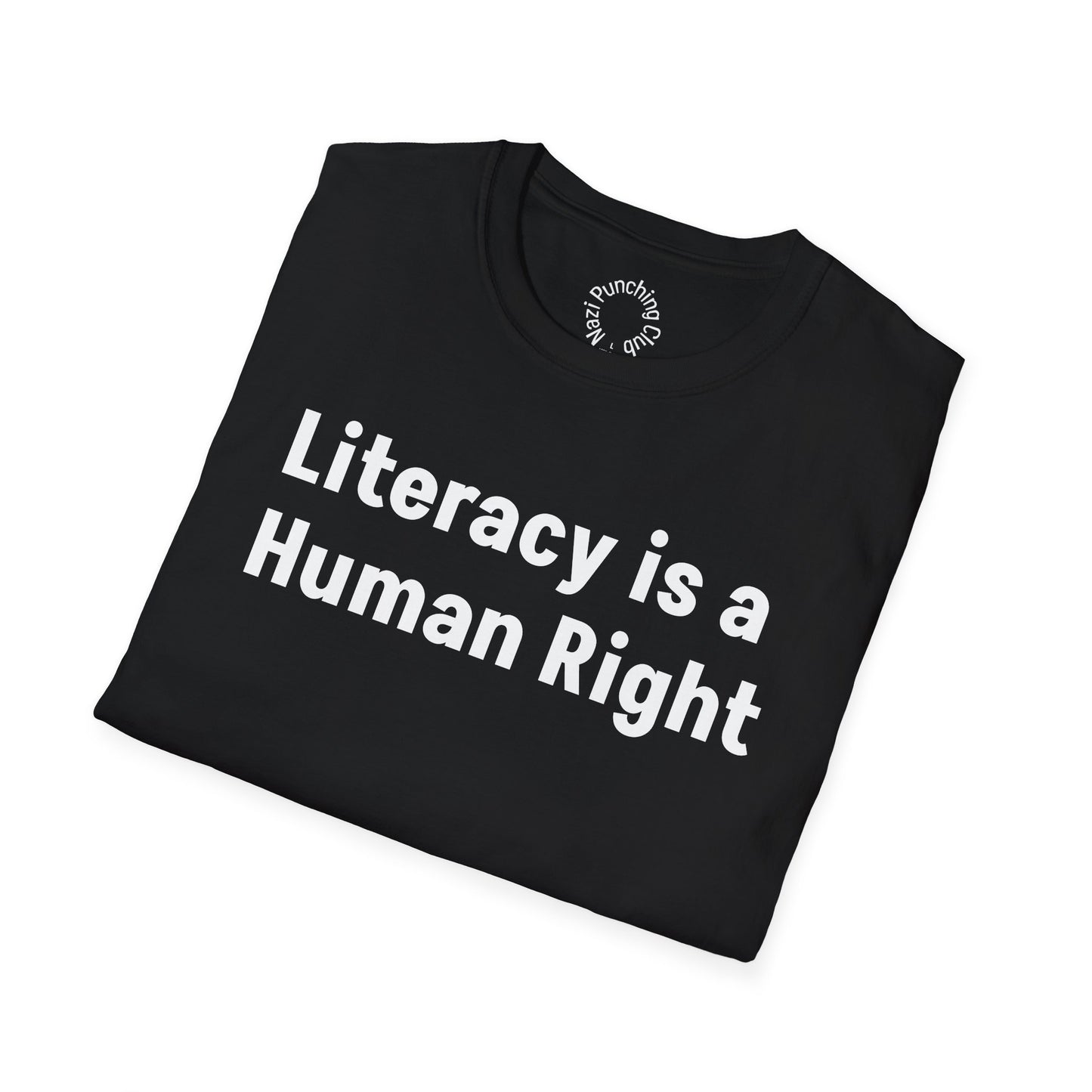 Literacy is a Human Right Softstyle T-shirt