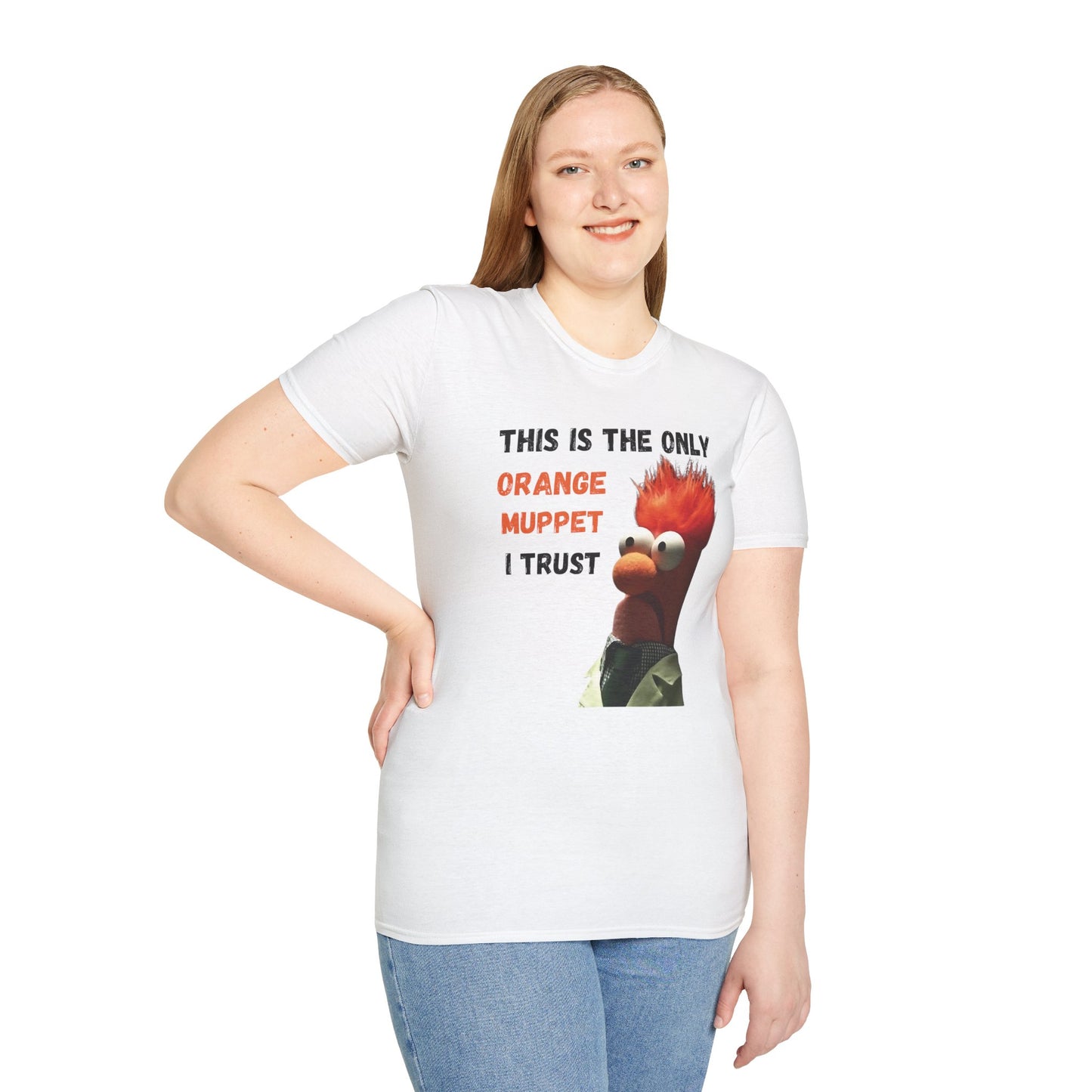 Orange Muppet SoftStyle T-Shirt