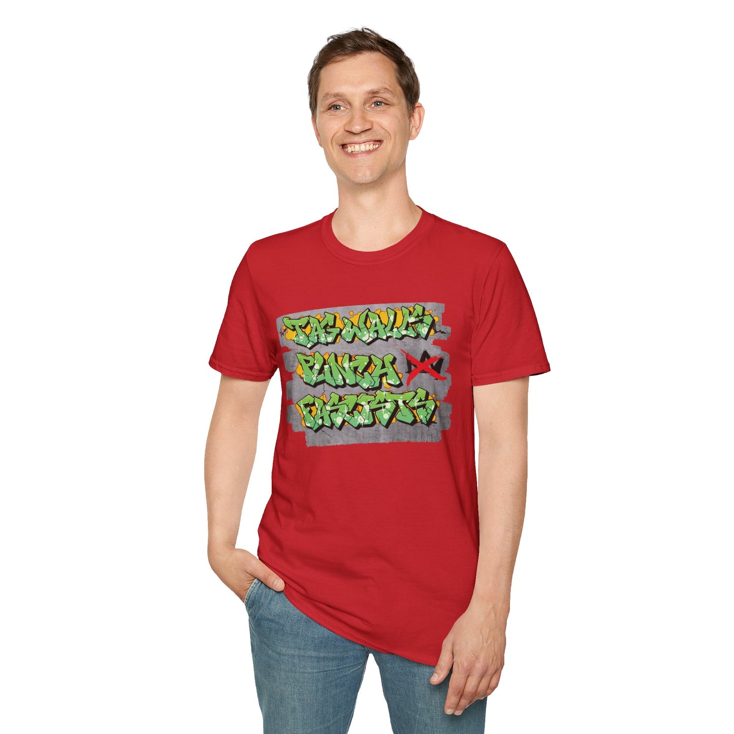 Tag Walls, Punch Fascists Softstyle T-shirt