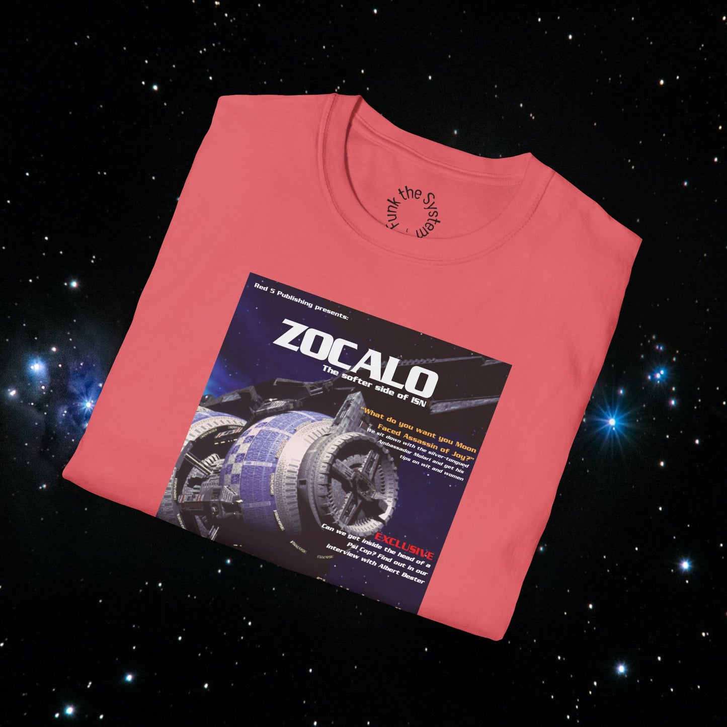Zocalo (Babylon 5 Magazine Cover) Softstyle T-shirt