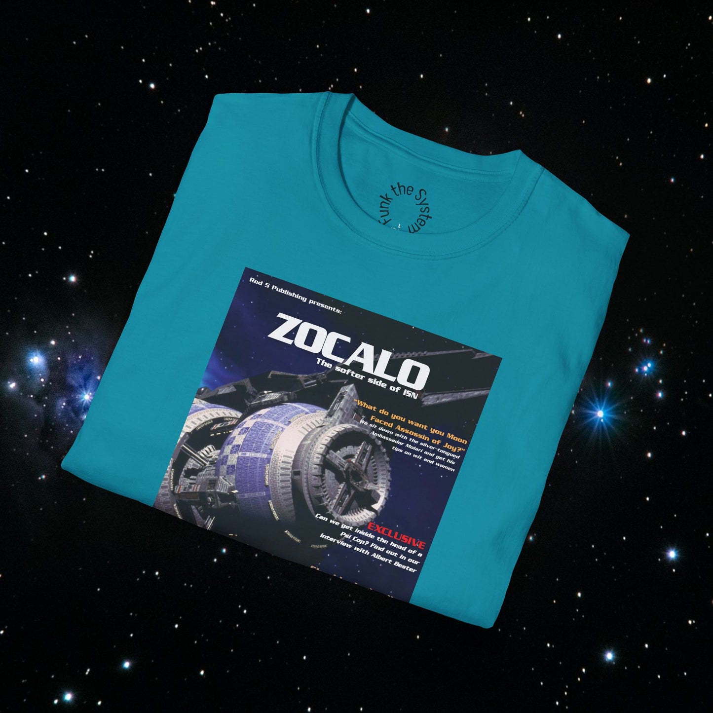 Zocalo (Babylon 5 Magazine Cover) Softstyle T-shirt