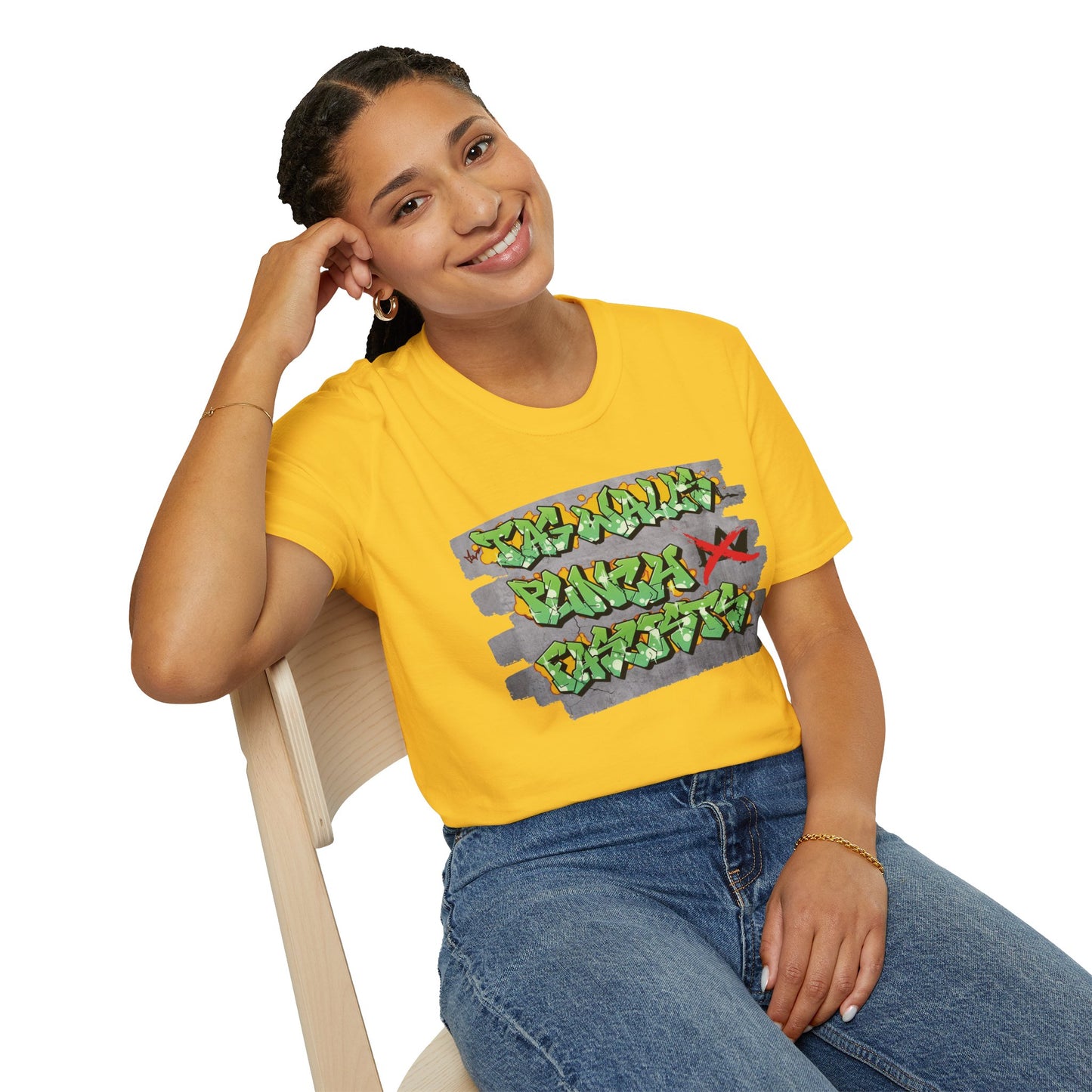 Tag Walls, Punch Fascists Softstyle T-shirt