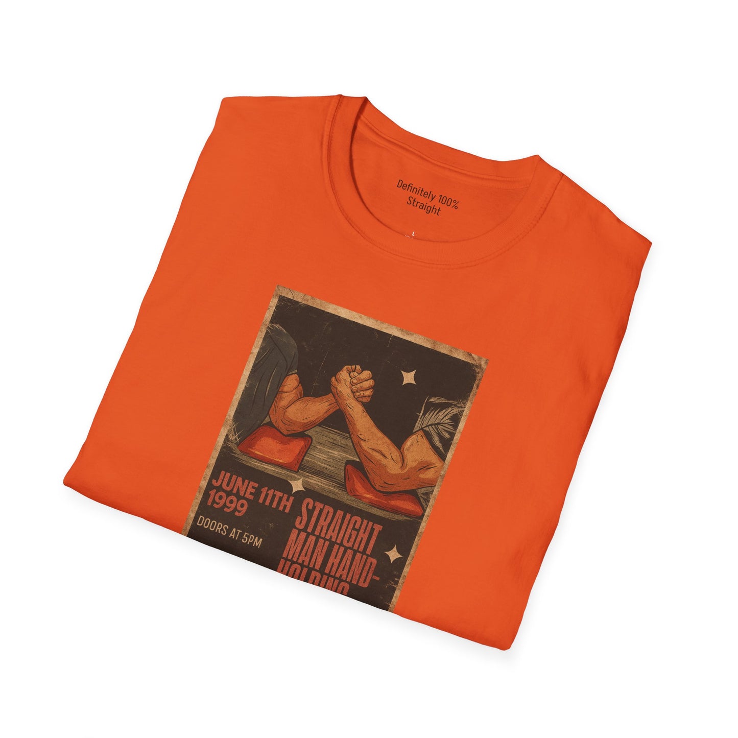 Straight Man Hand-Holding Championship Unisex T-Shirt