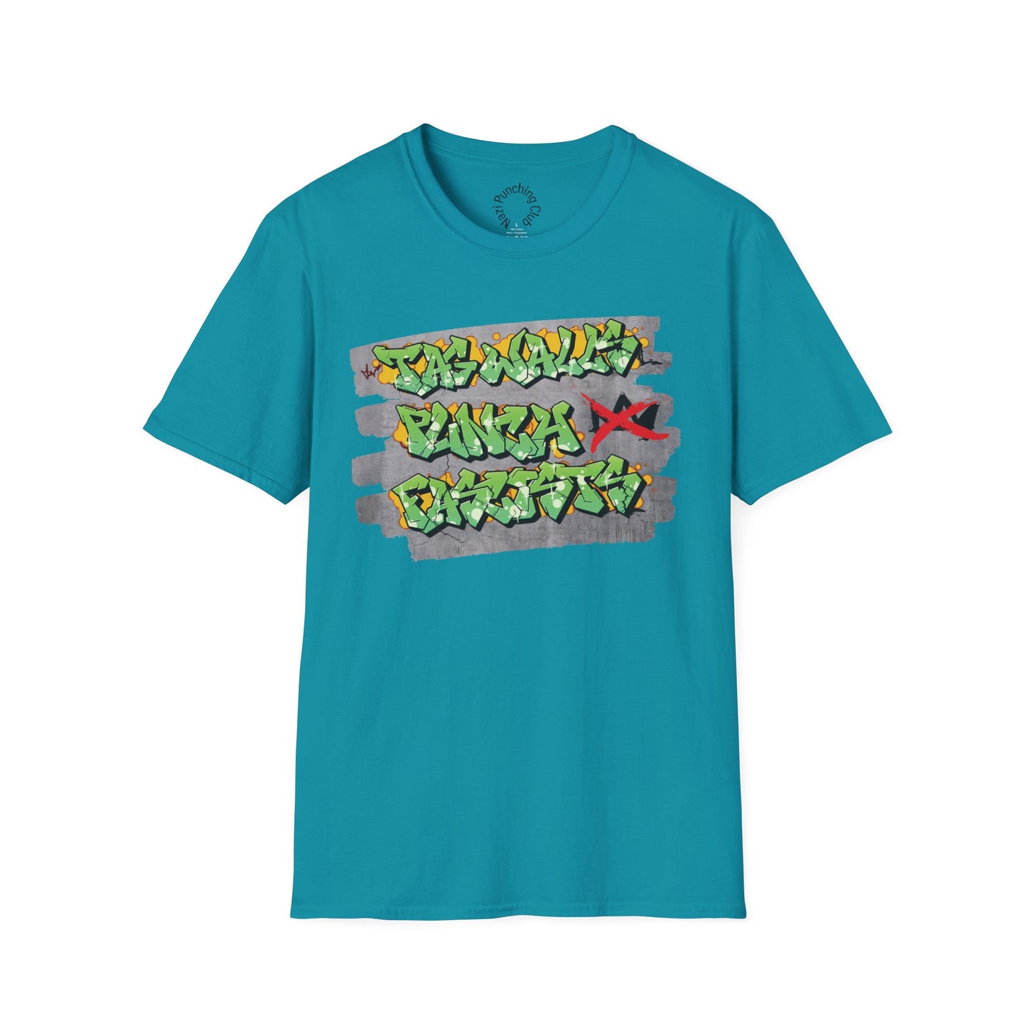 Tag Walls, Punch Fascists Softstyle T-shirt