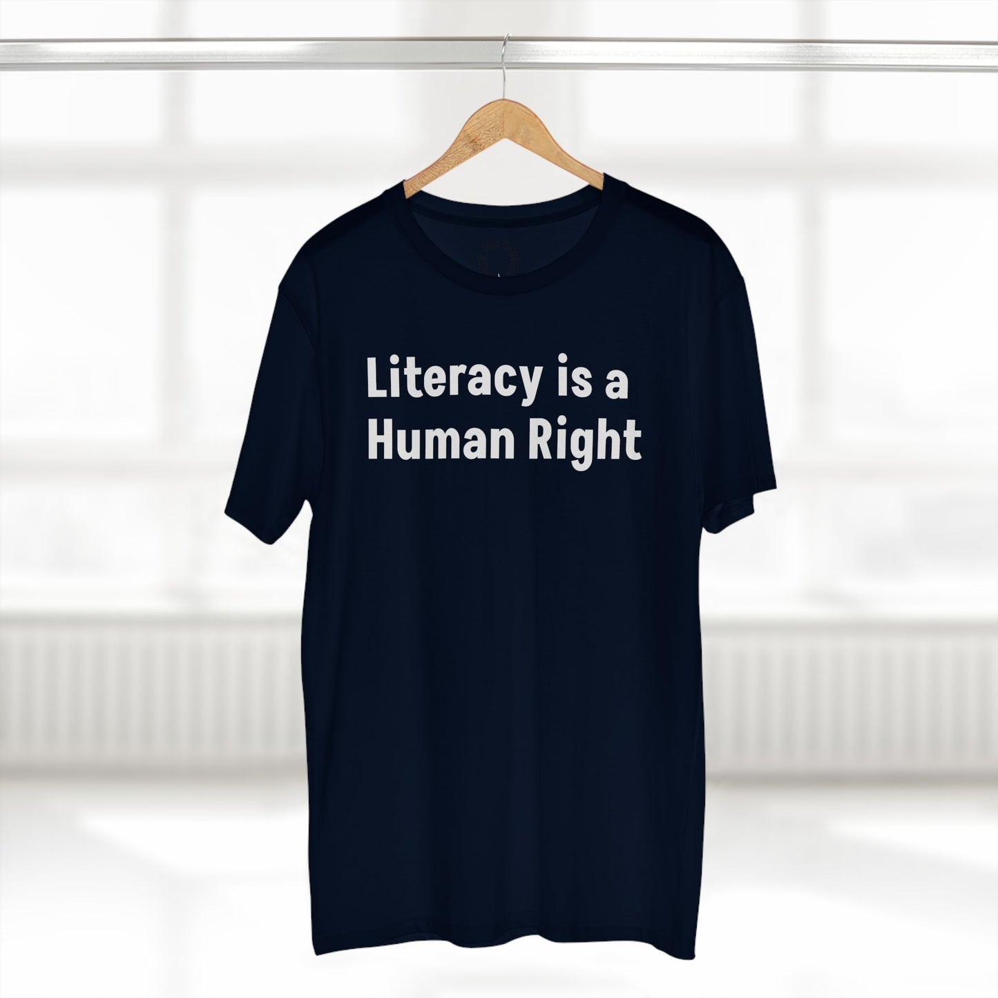 Literacy is a Human Right Staple Tshirt