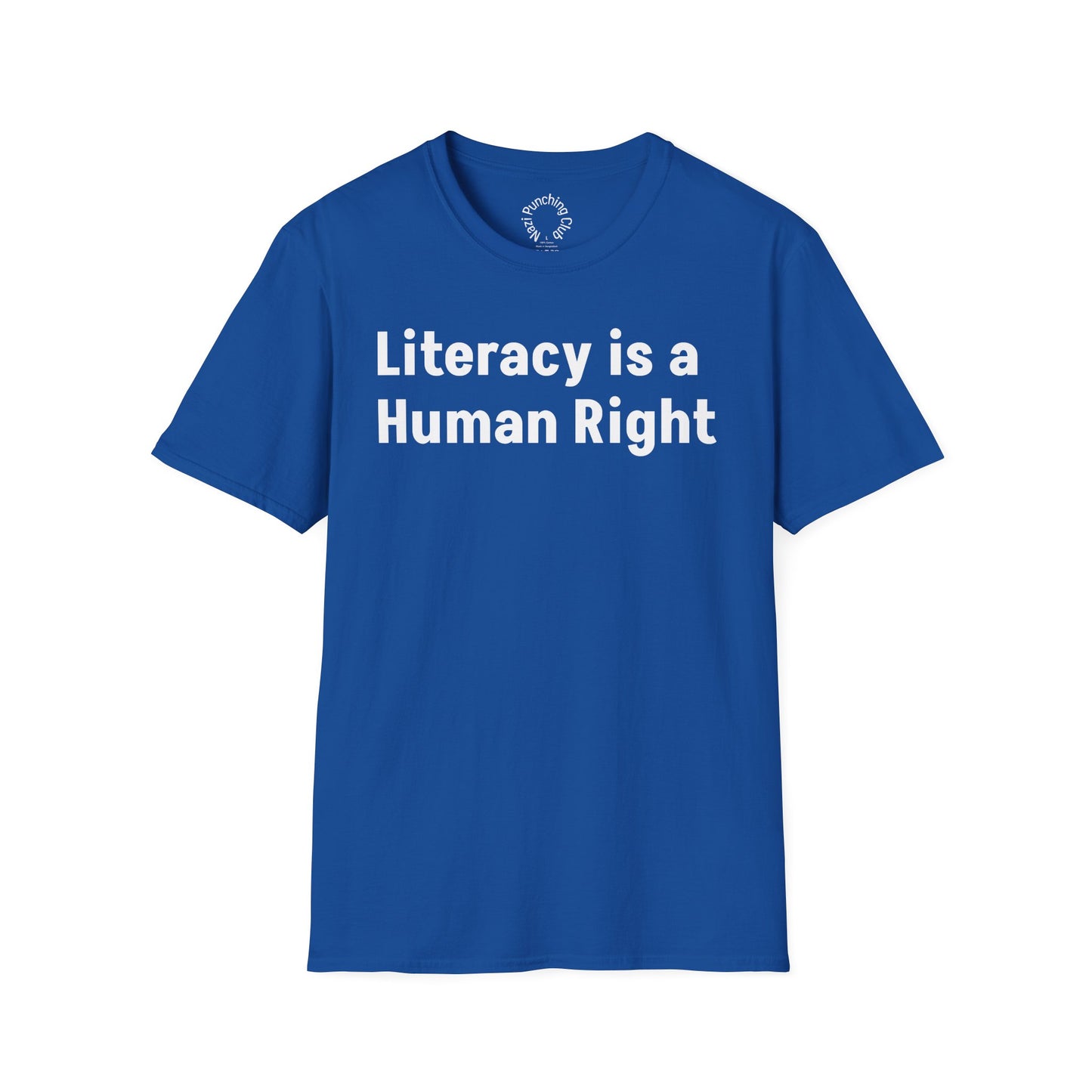 Literacy is a Human Right Softstyle T-shirt