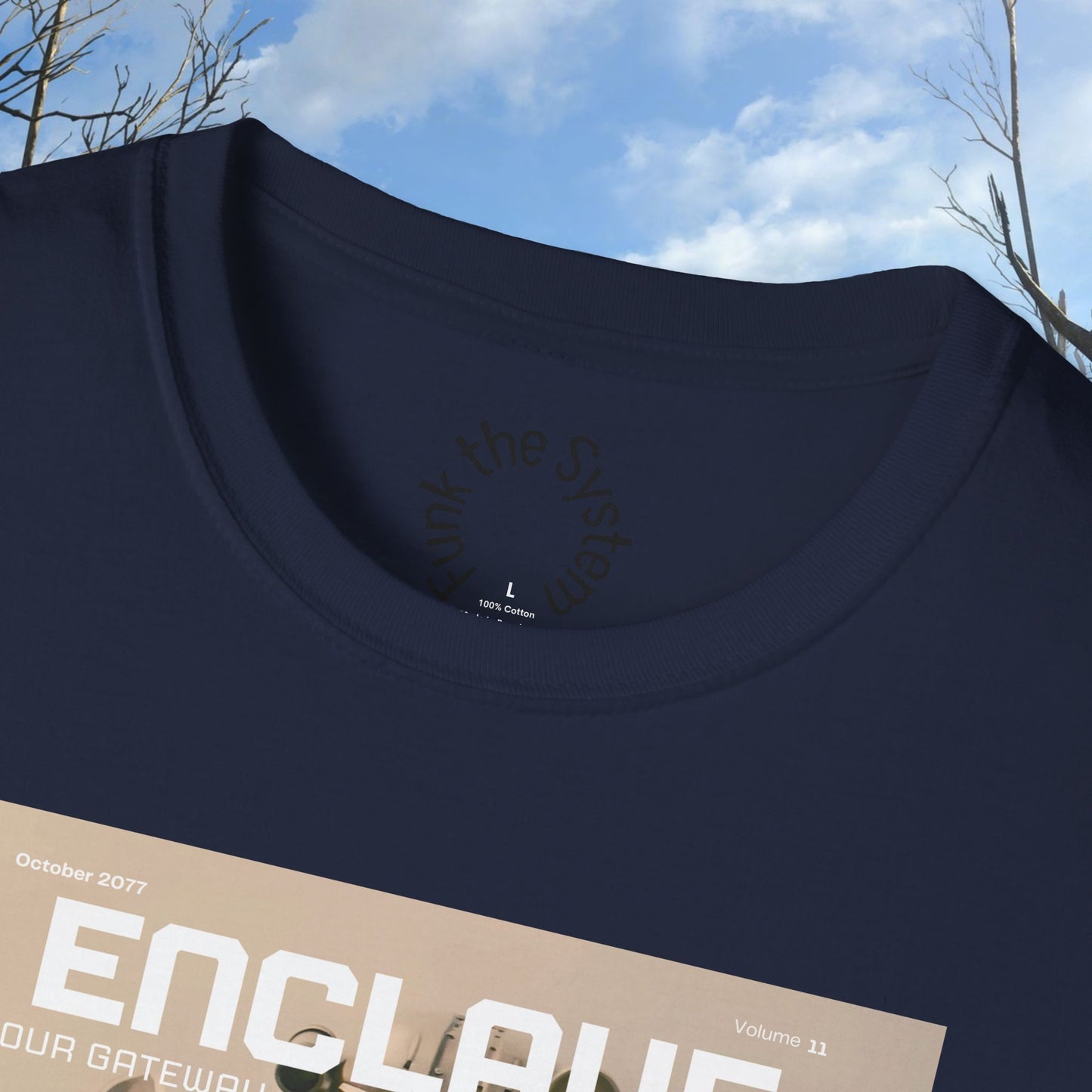 Enclave (Fallout Magazine Cover) Softstyle T-shirt