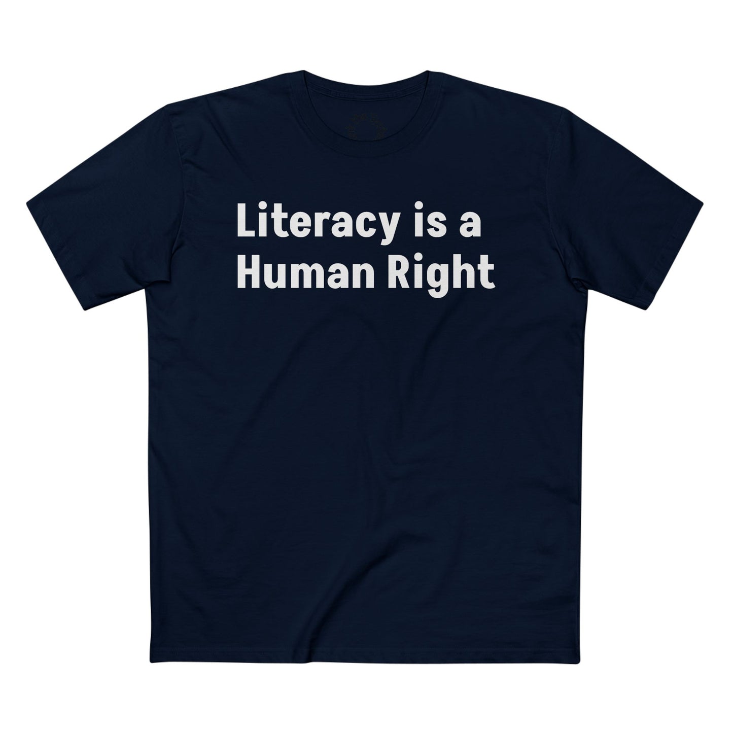 Literacy is a Human Right Staple Tshirt