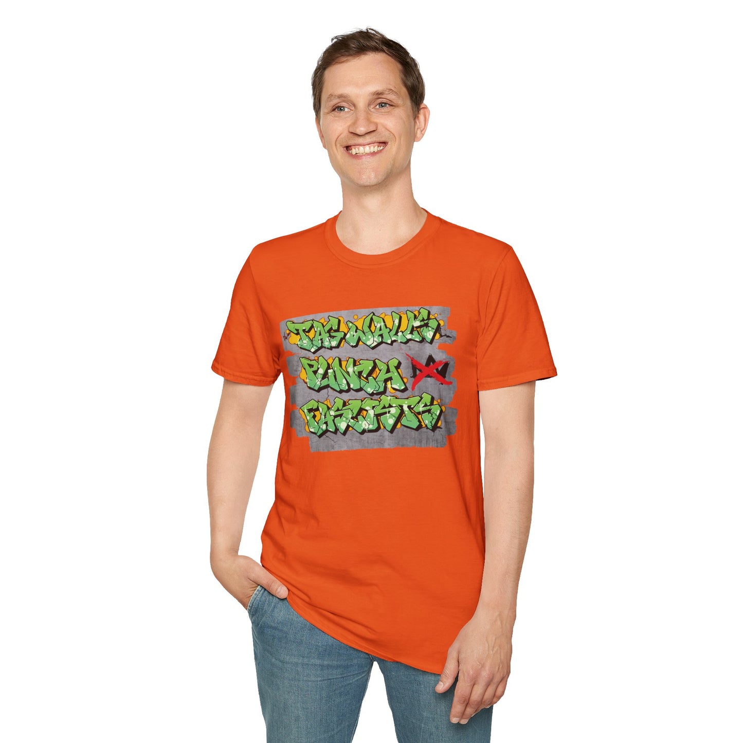 Tag Walls, Punch Fascists Softstyle T-shirt