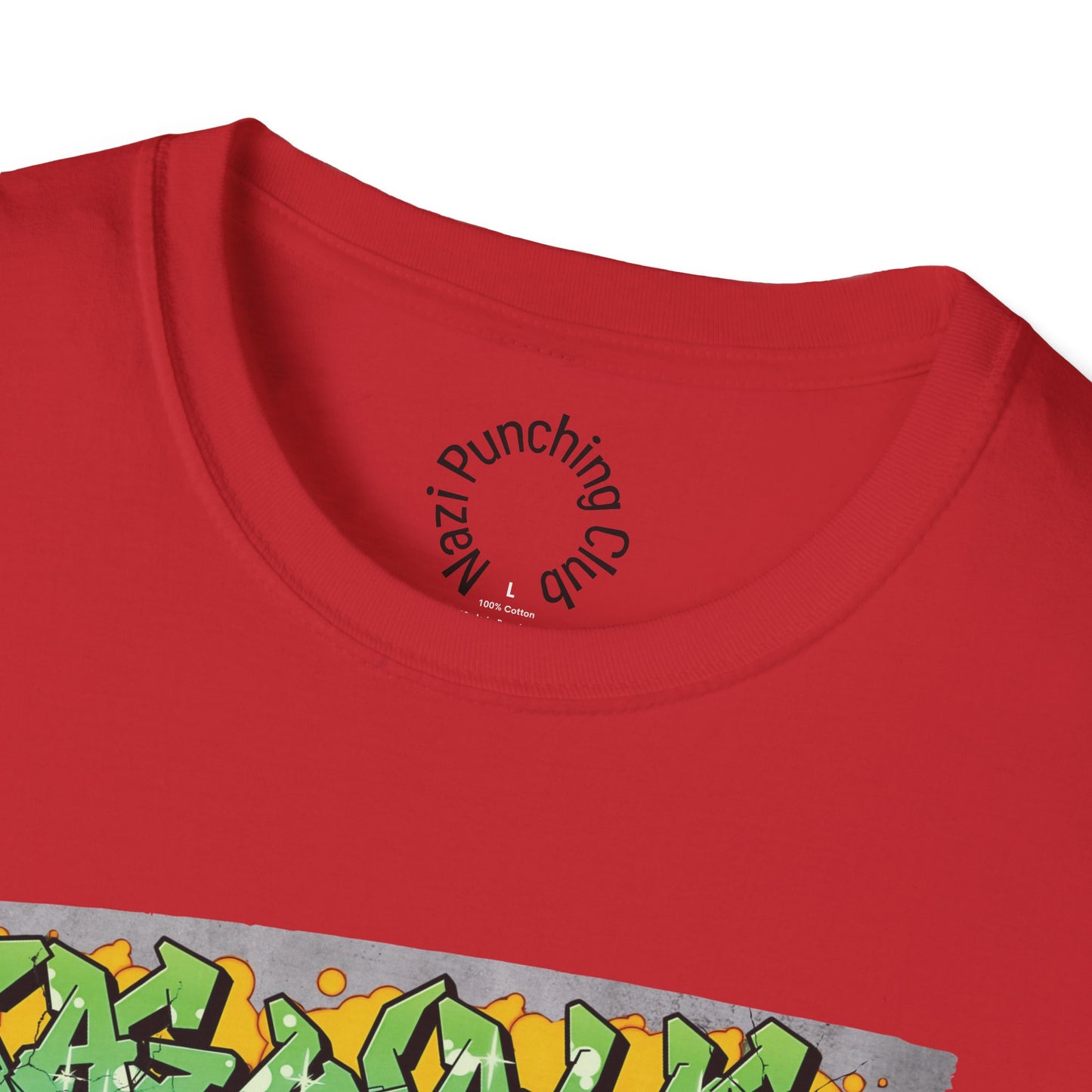 Tag Walls, Punch Fascists Softstyle T-shirt