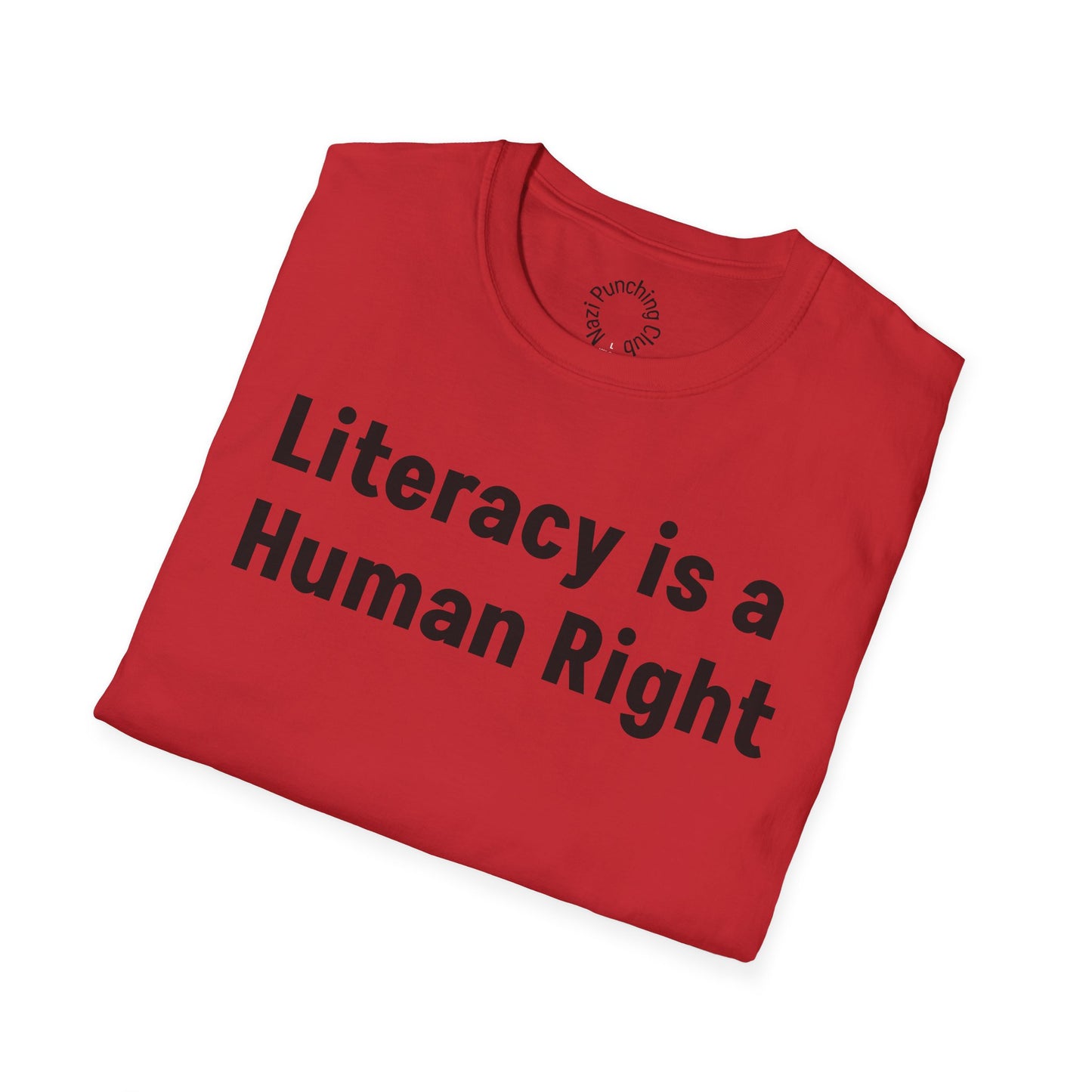 Literacy is a Human Right Softstyle T-shirt