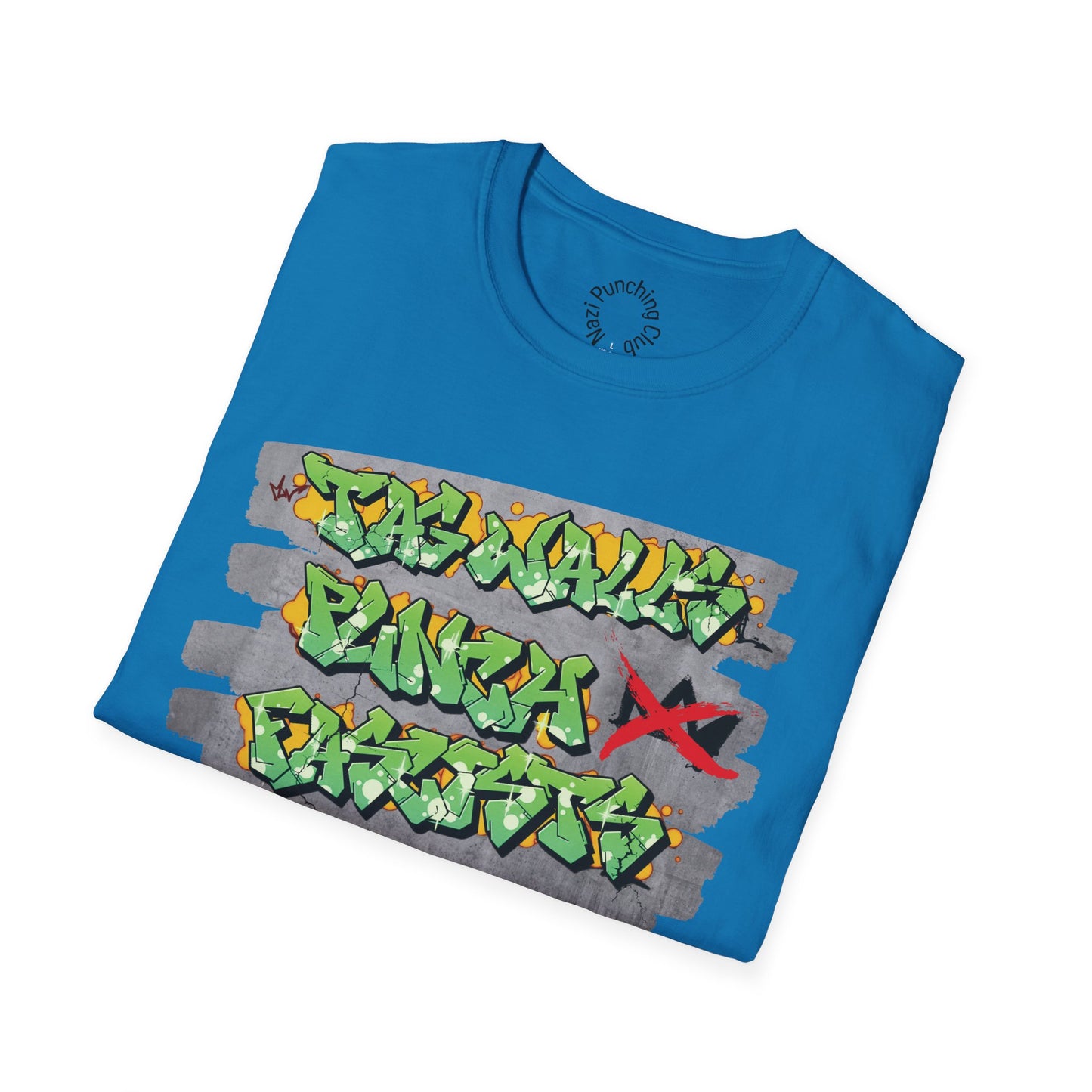 Tag Walls, Punch Fascists Softstyle T-shirt