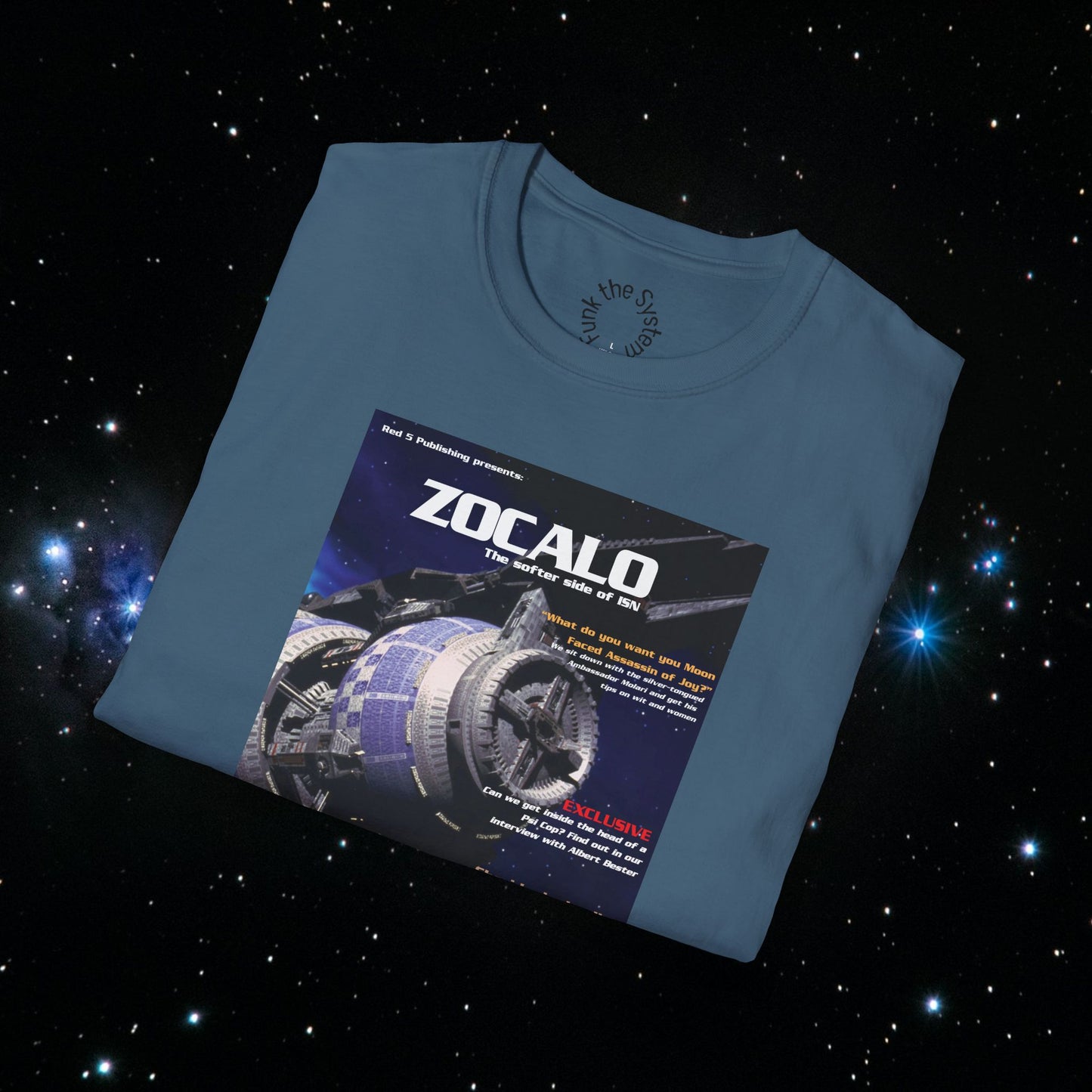 Zocalo (Babylon 5 Magazine Cover) Softstyle T-shirt