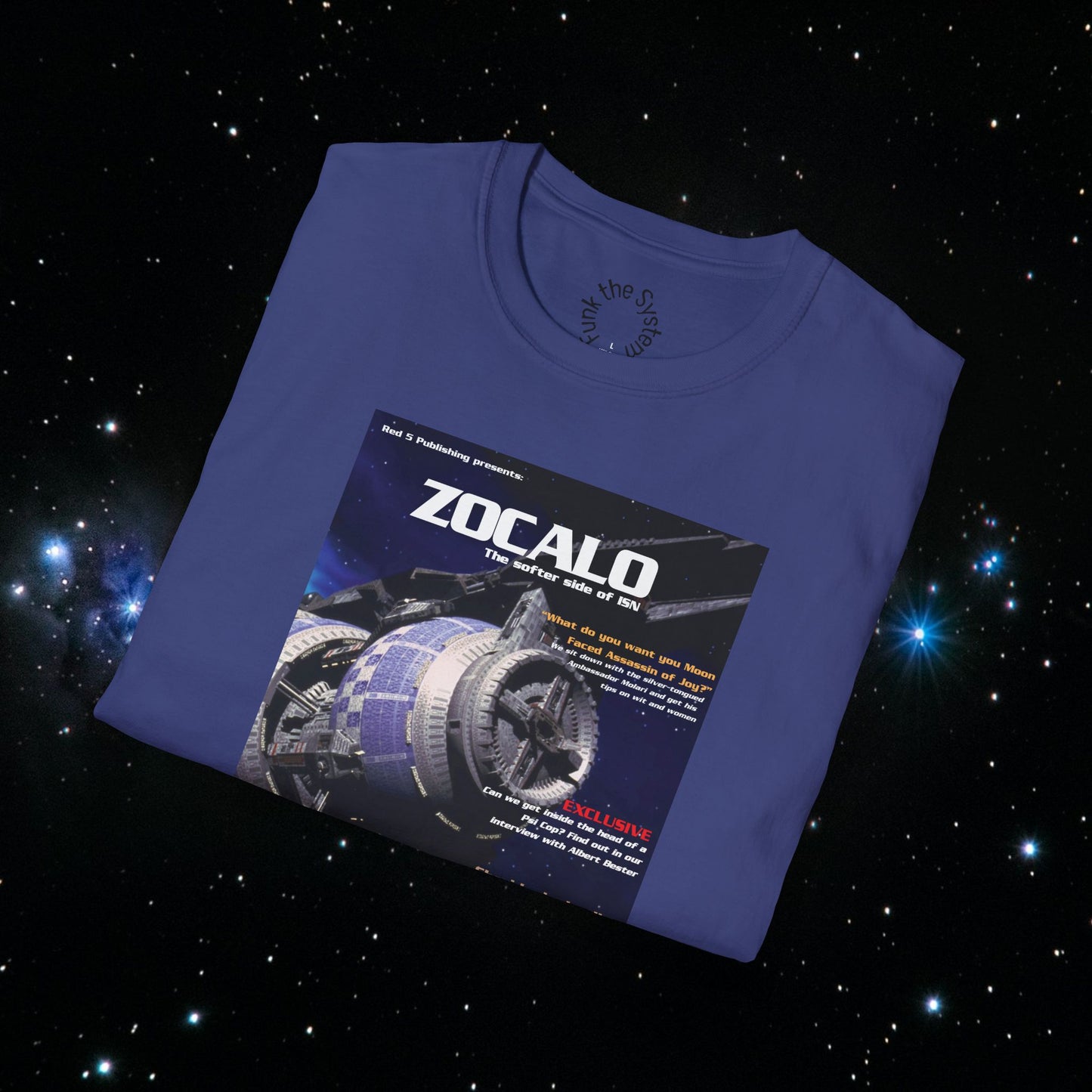 Zocalo (Babylon 5 Magazine Cover) Softstyle T-shirt