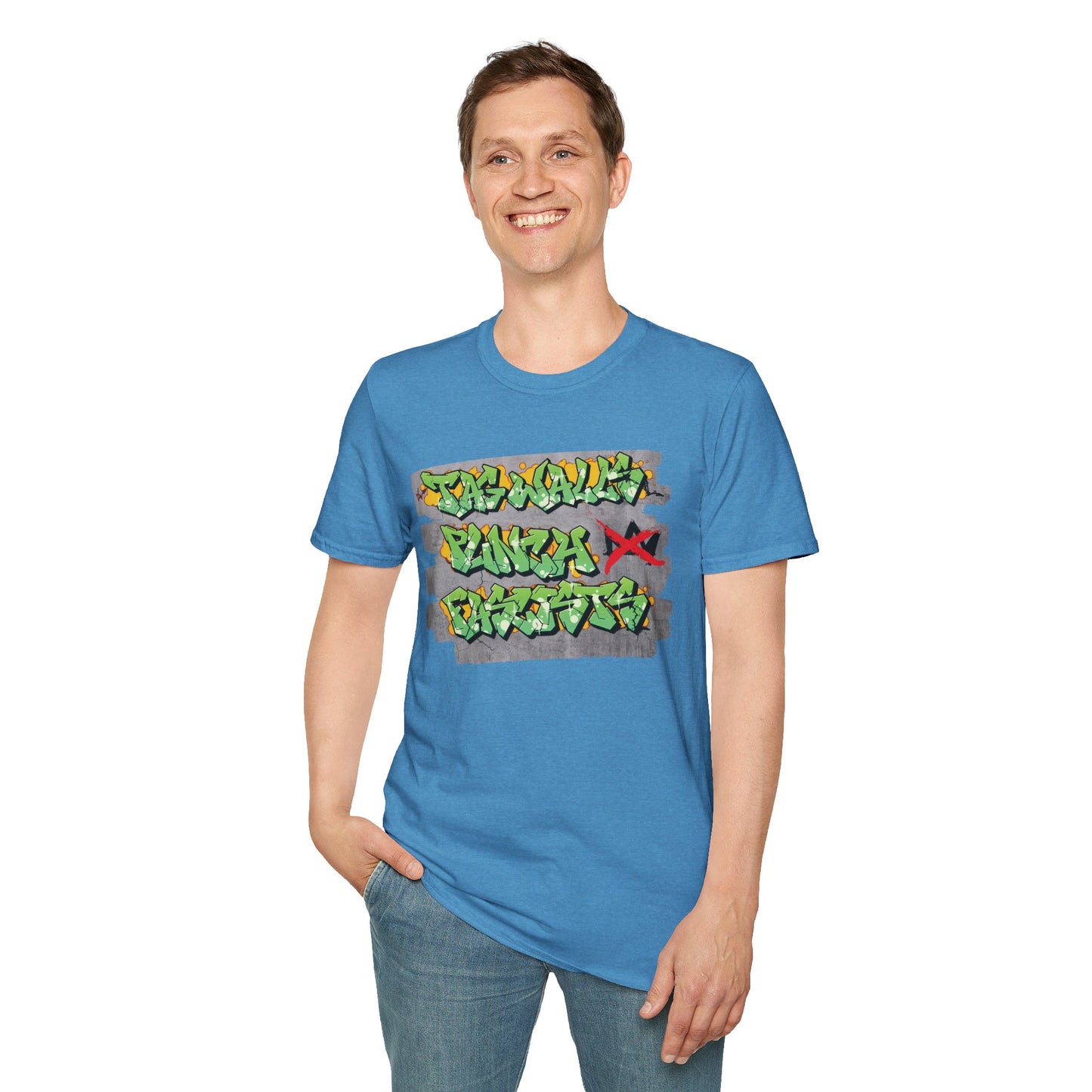 Tag Walls, Punch Fascists Softstyle T-shirt