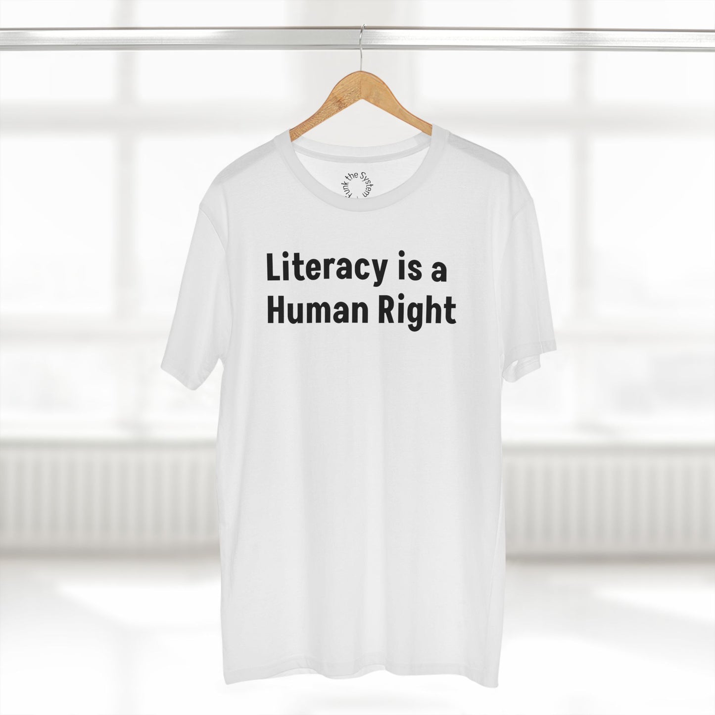 Literacy is a Human Right Staple Tshirt