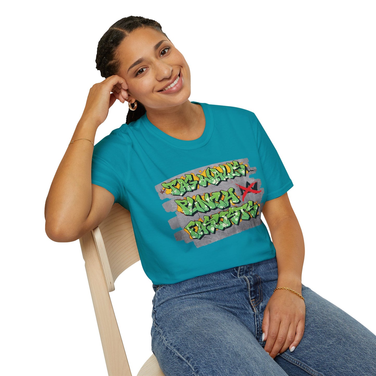 Tag Walls, Punch Fascists Softstyle T-shirt