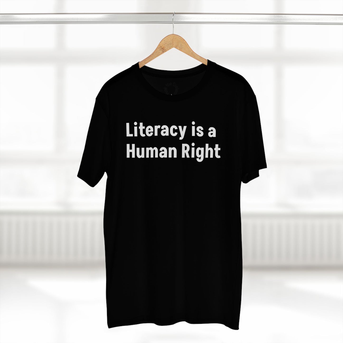 Literacy is a Human Right Staple Tshirt