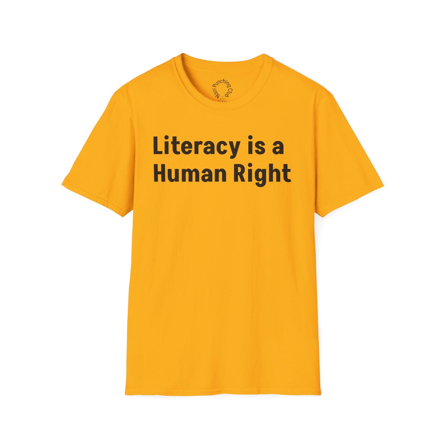 Literacy is a Human Right Softstyle T-shirt