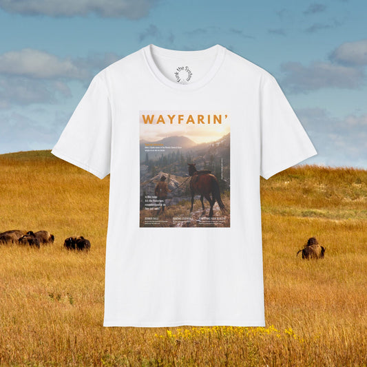 Wayfarin' (RDR2 Magazine Cover) Softstyle T-shirt