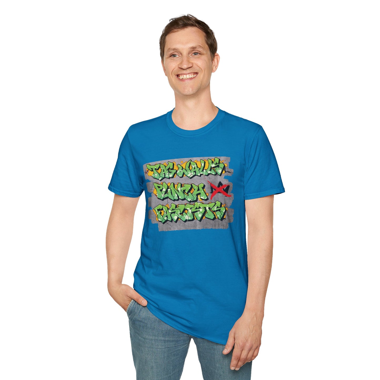 Tag Walls, Punch Fascists Softstyle T-shirt
