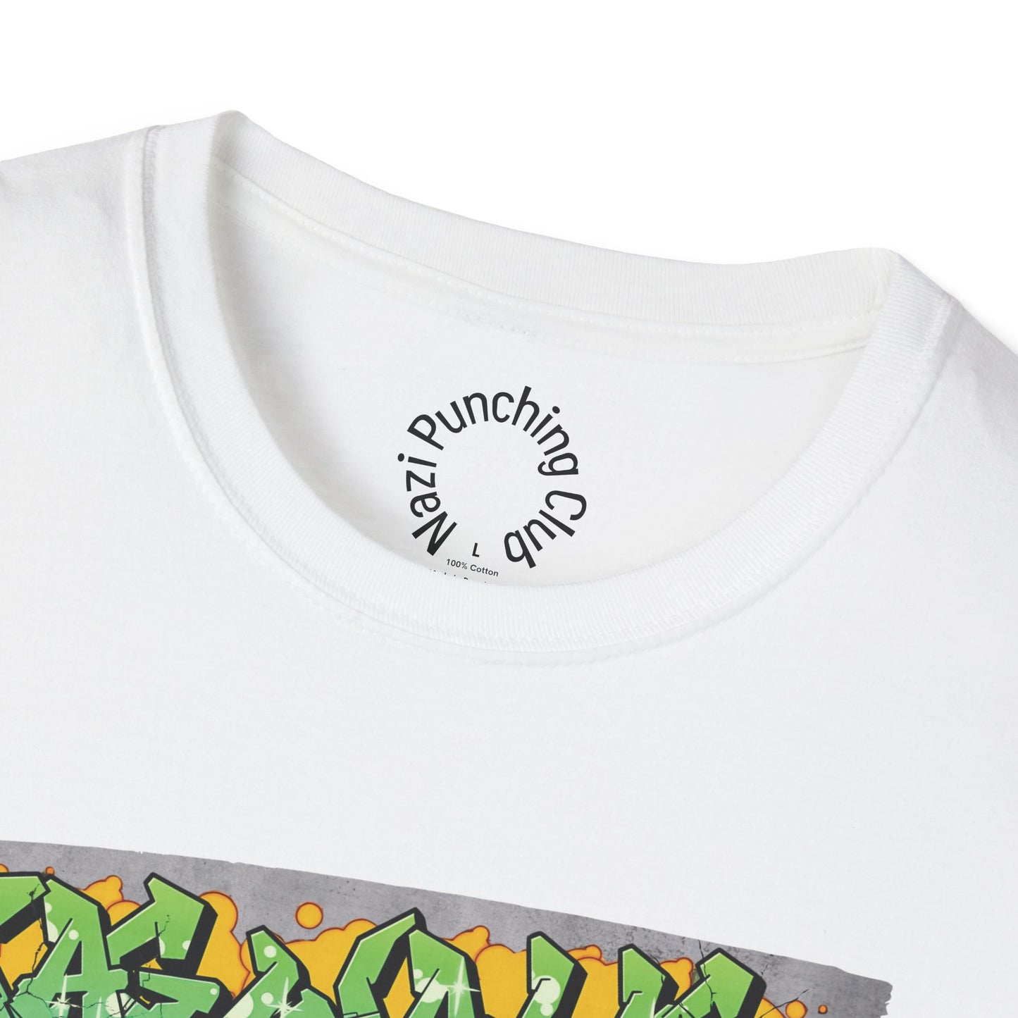 Tag Walls, Punch Fascists Softstyle T-shirt