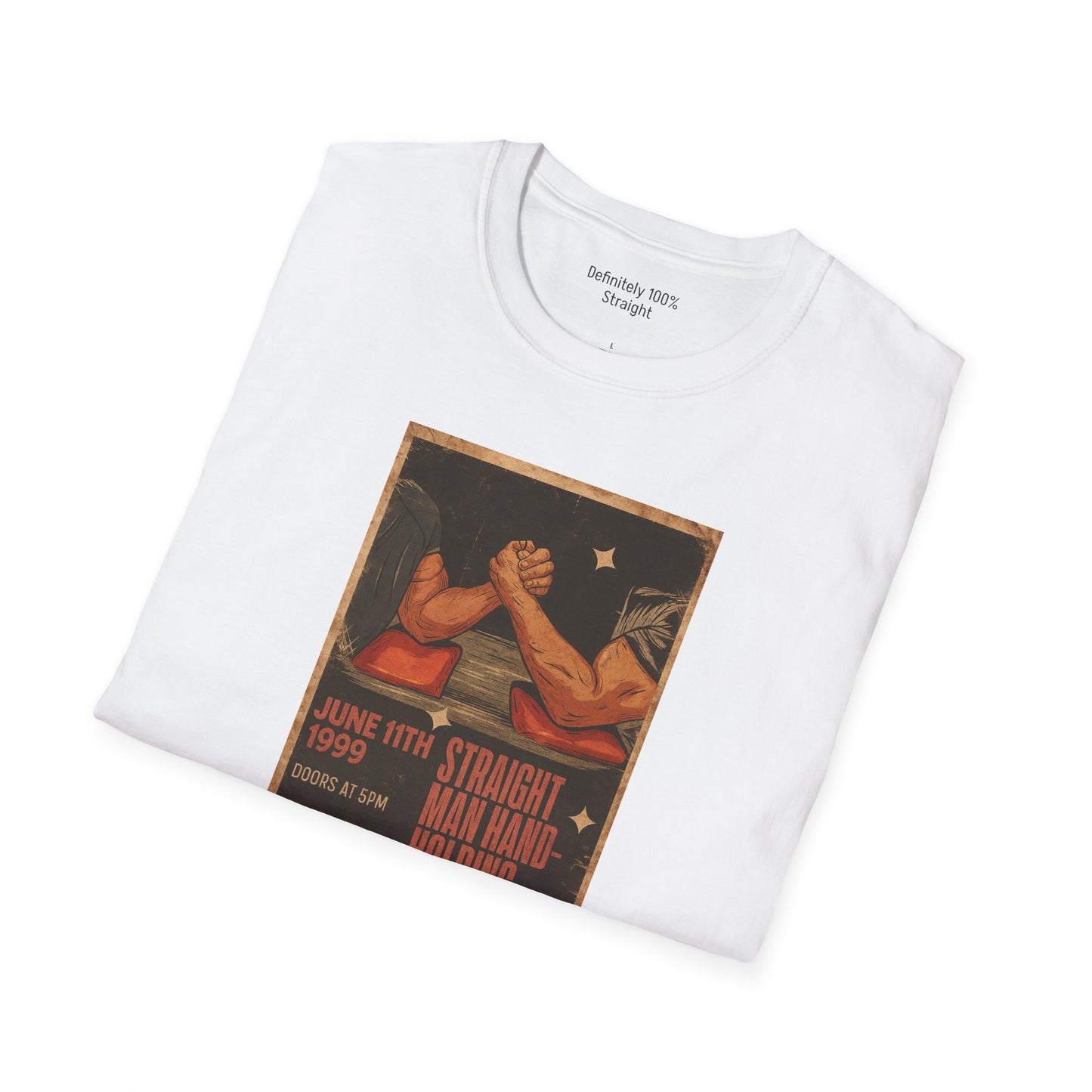 Straight Man Hand-Holding Championship Unisex T-Shirt