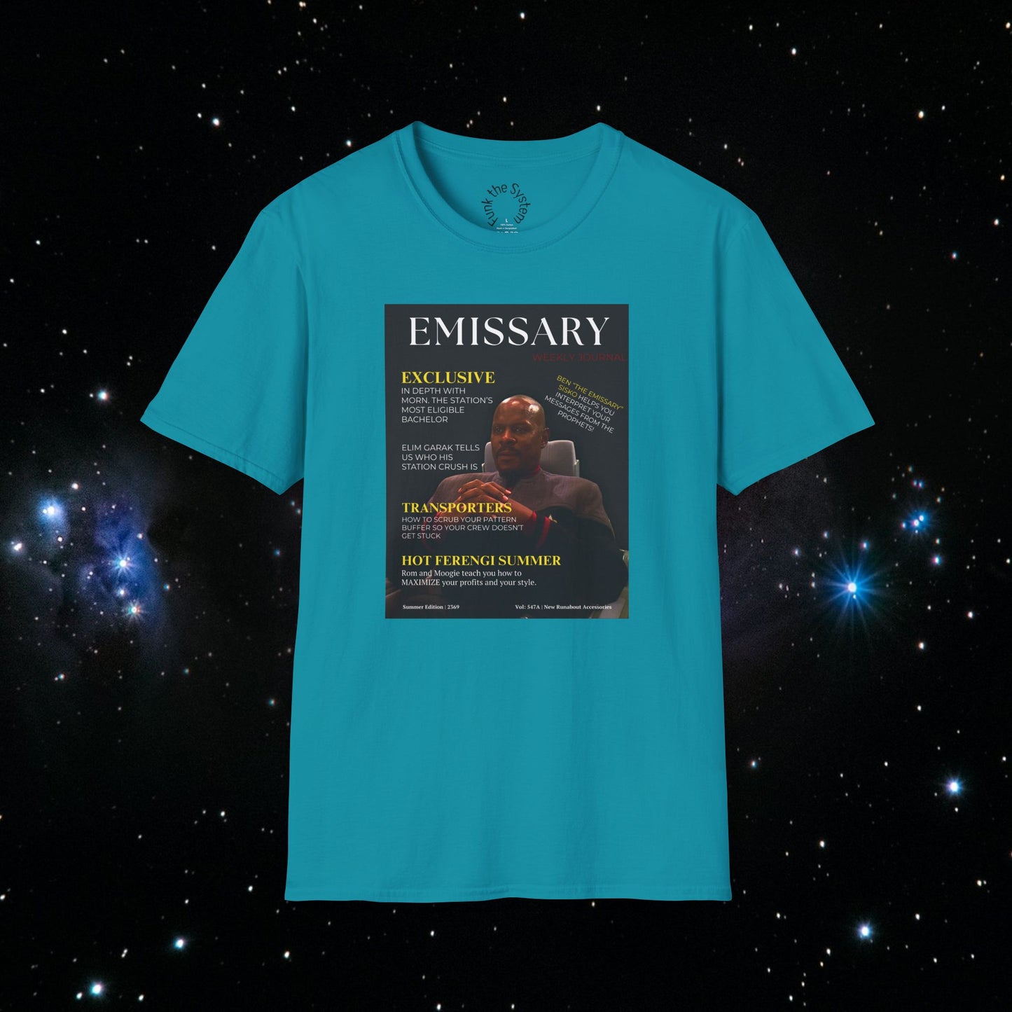 Emissary Weekly (Deep Space 9 Magazine Cover) Softstyle T-shirt