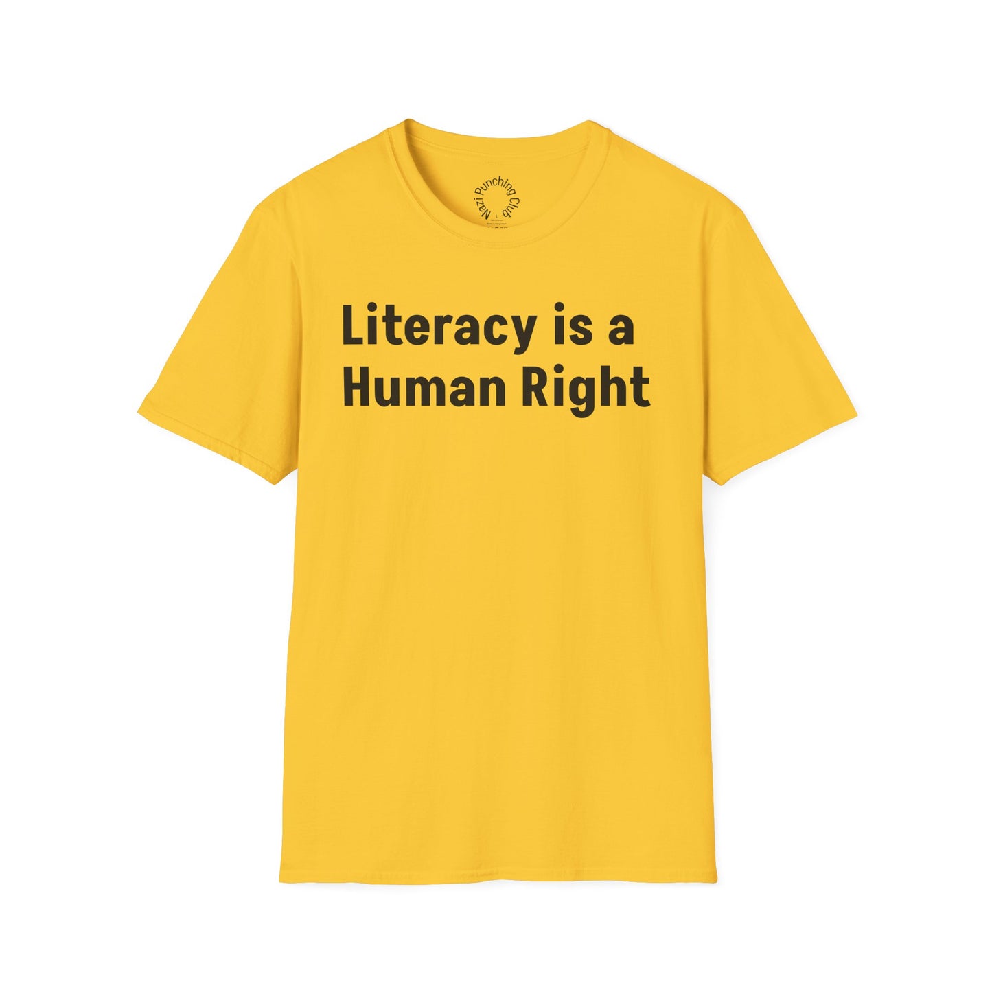 Literacy is a Human Right Softstyle T-shirt