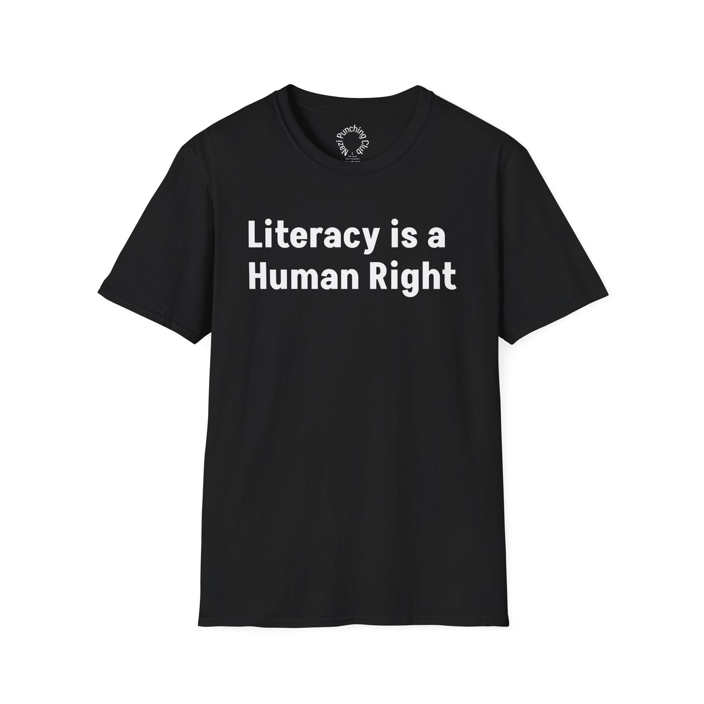 Literacy is a Human Right Softstyle T-shirt