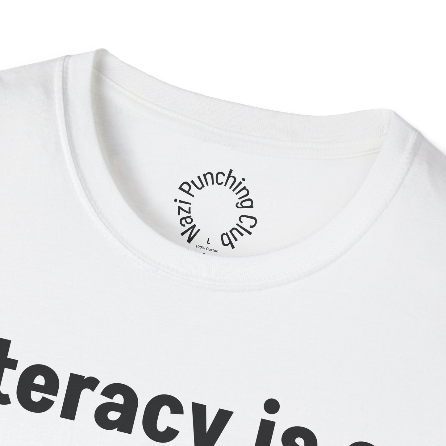 Literacy is a Human Right Softstyle T-shirt