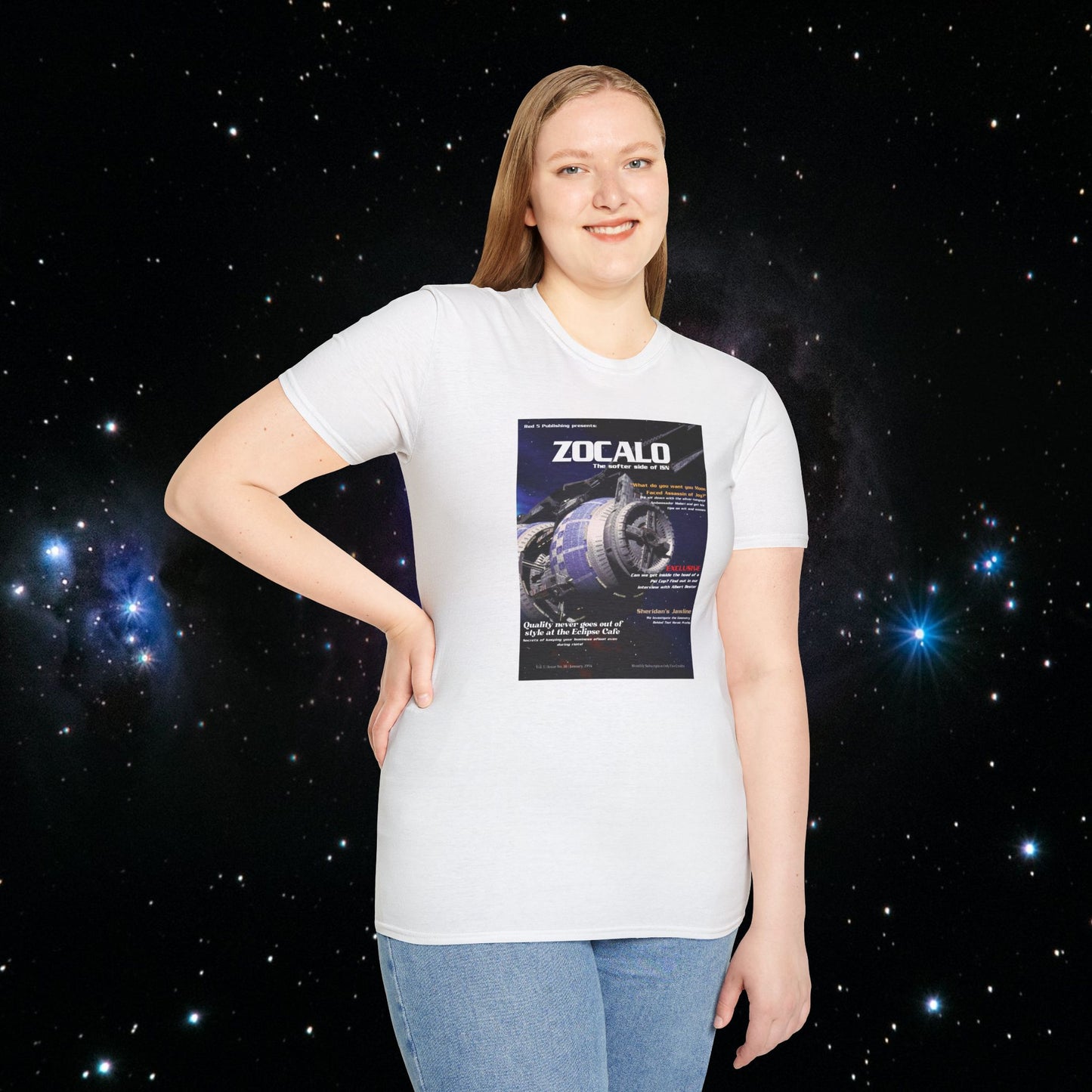 Zocalo (Babylon 5 Magazine Cover) Softstyle T-shirt