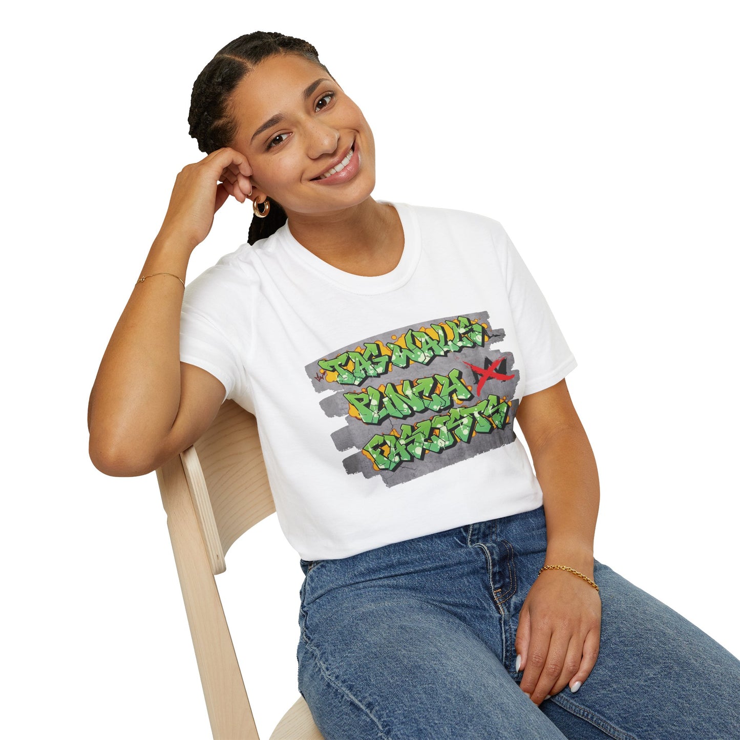 Tag Walls, Punch Fascists Softstyle T-shirt