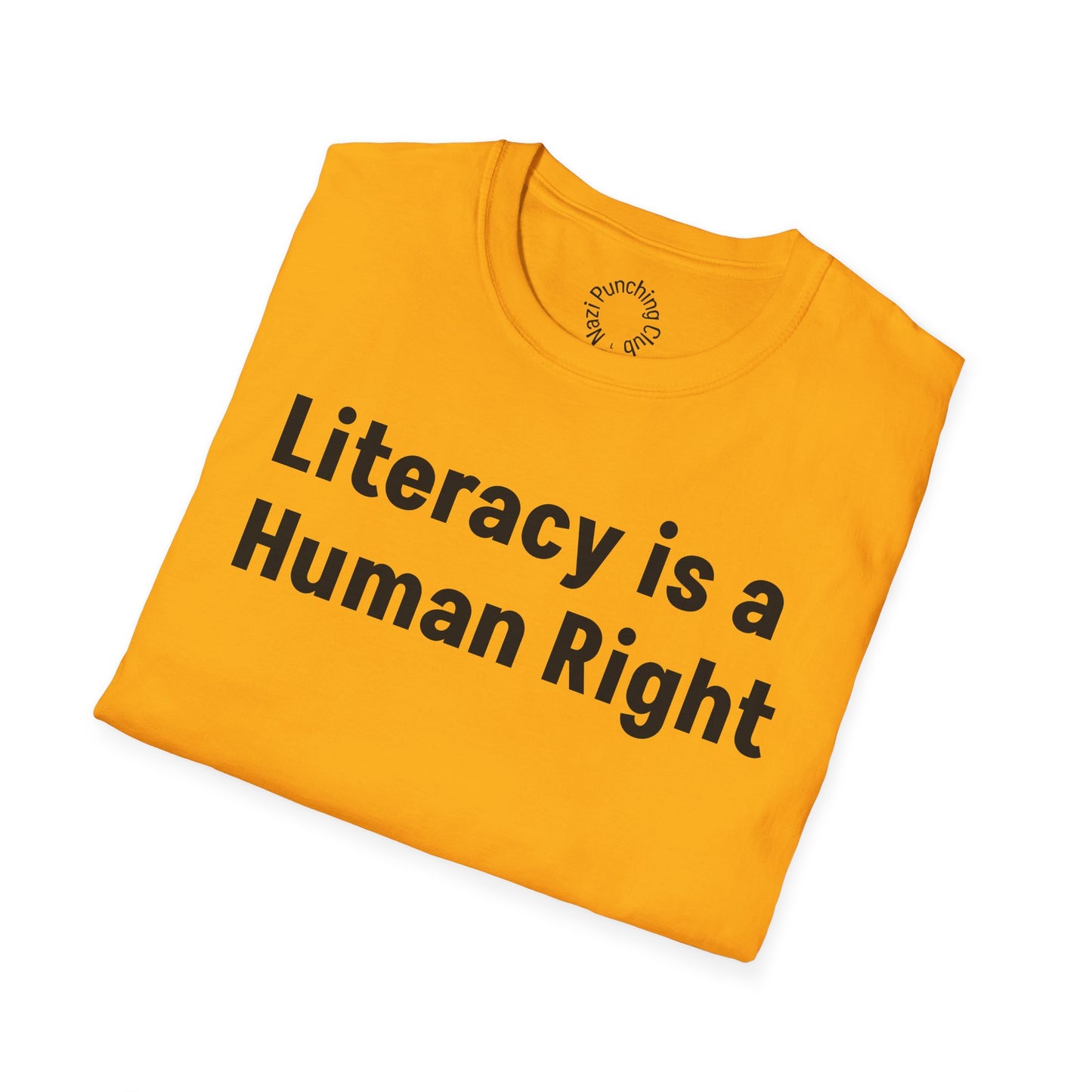 Literacy is a Human Right Softstyle T-shirt