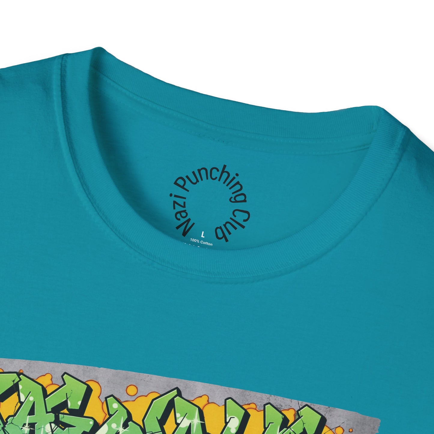 Tag Walls, Punch Fascists Softstyle T-shirt