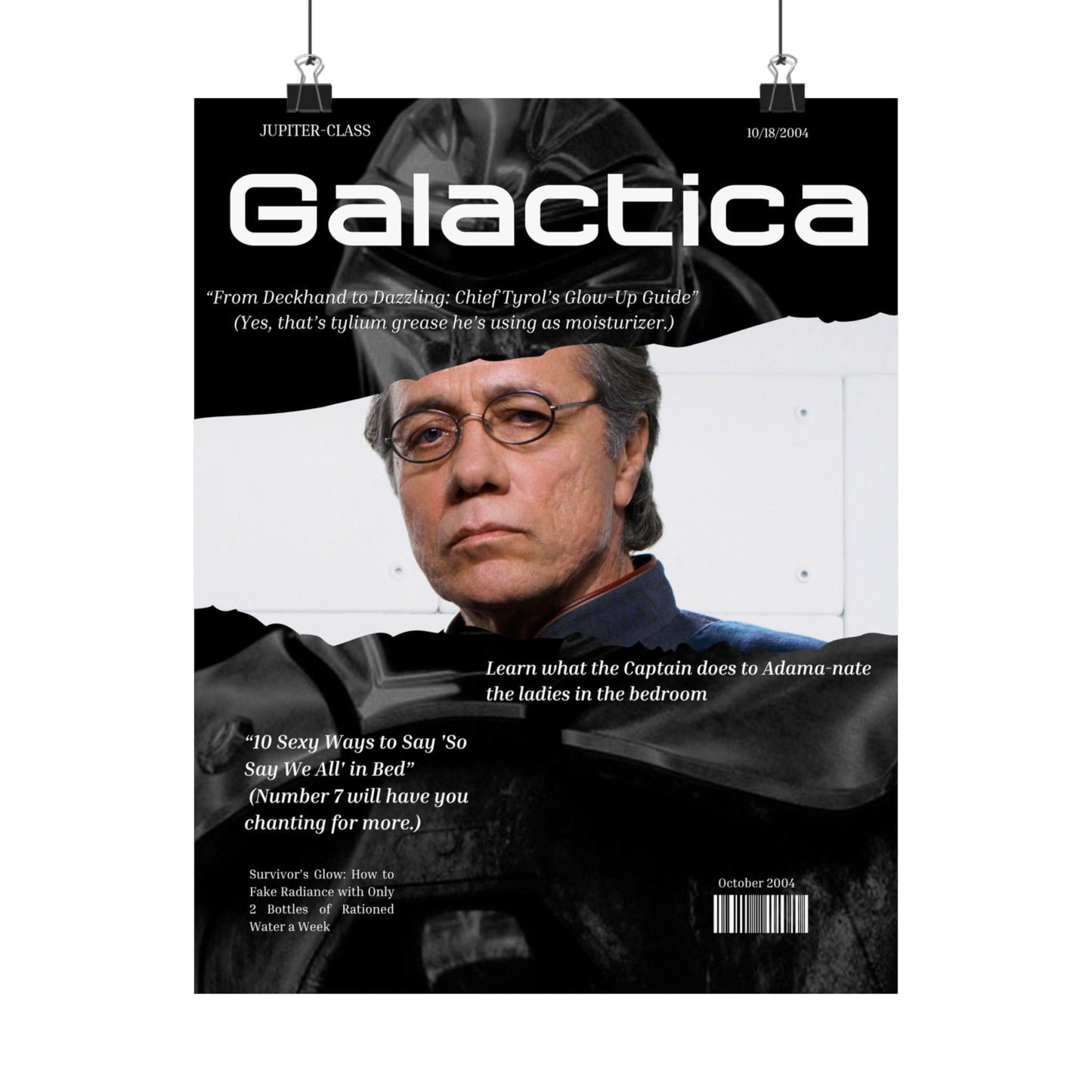 Galactica Magazine Matte Vertical Poster